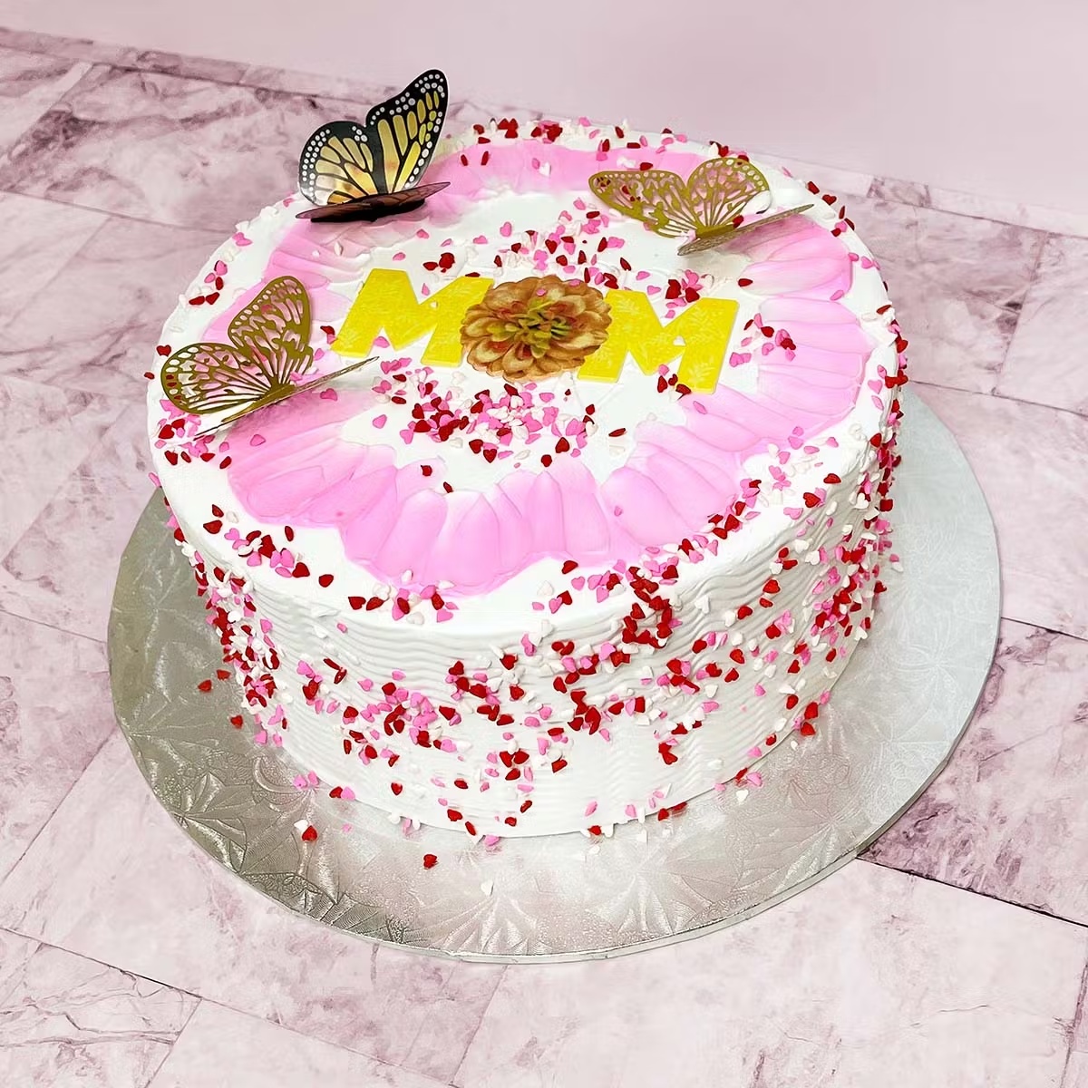 Mother's Day Vanilla Strawberry Tres Leches Cake