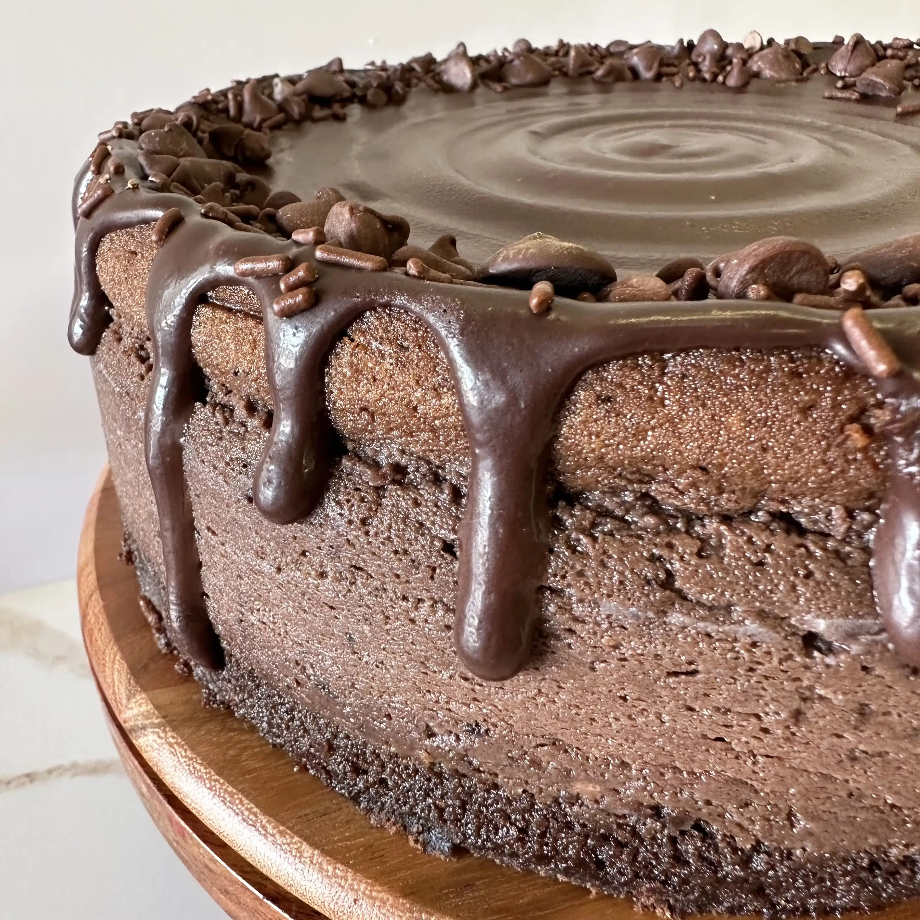 "Triple Chocolate Love Affair" Chocolate Cheesecake
