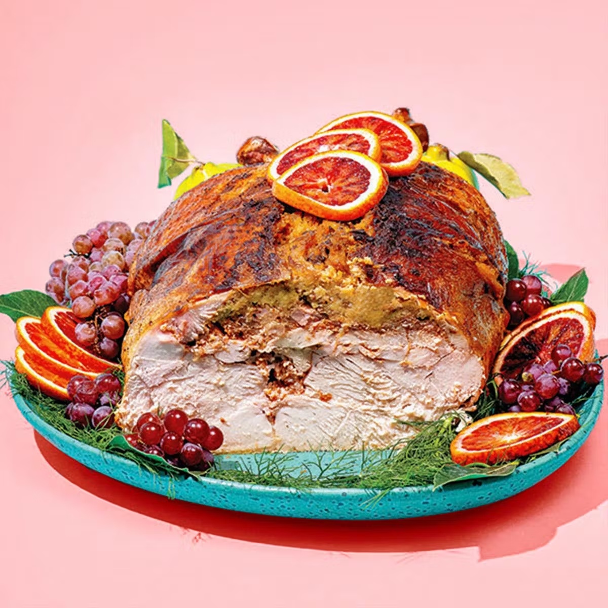 Small TurDucKen with Cajun Cornbread Stuffing