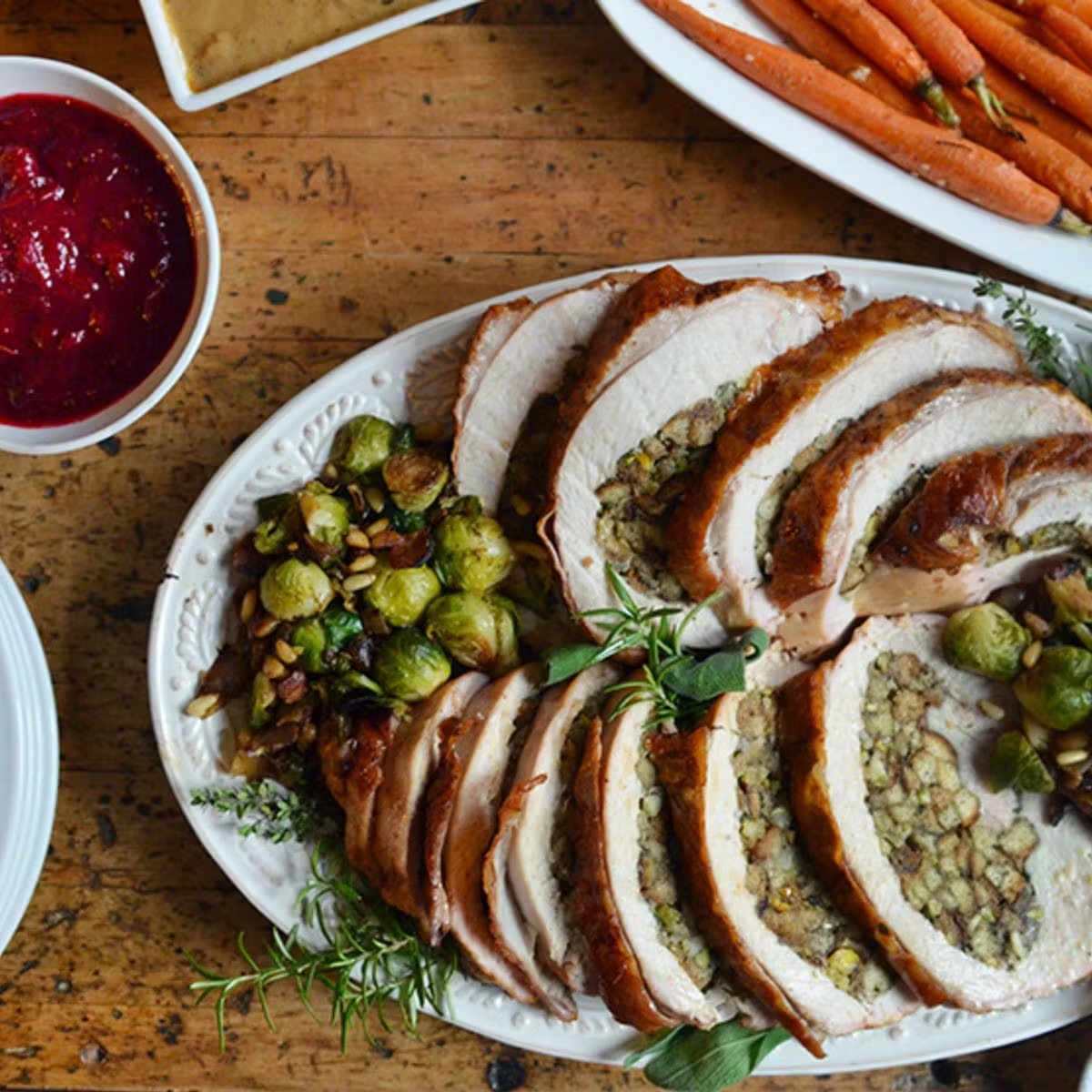 Cajun Turkey with Boudin Stuffing