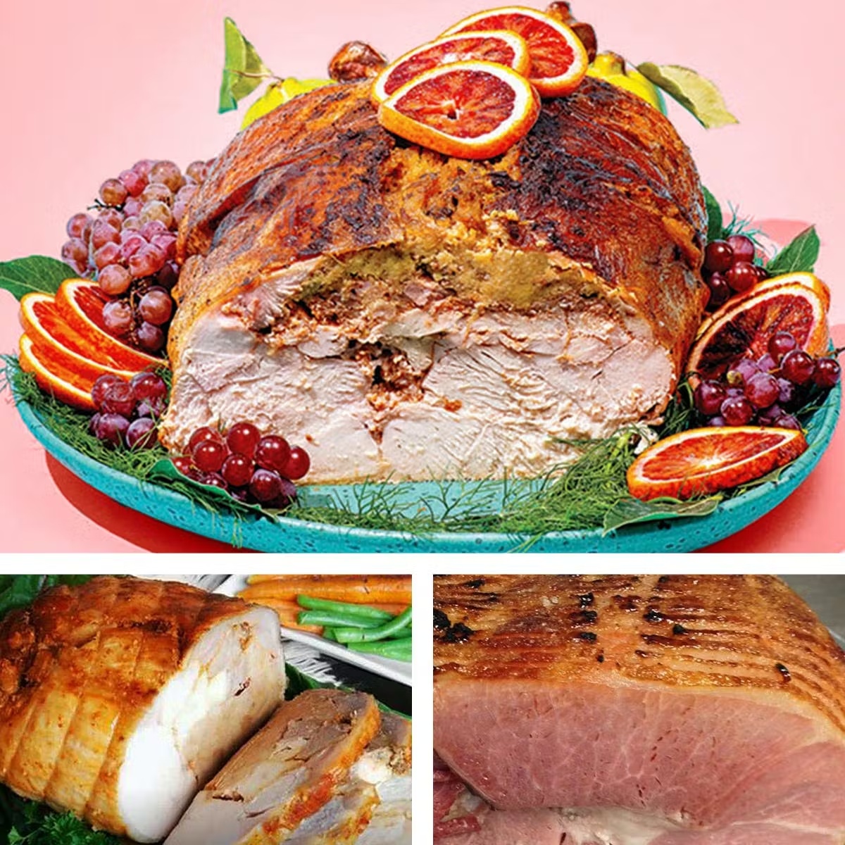 Cajun Feast for 35 | Large Turducken + Large Turporken + Ham