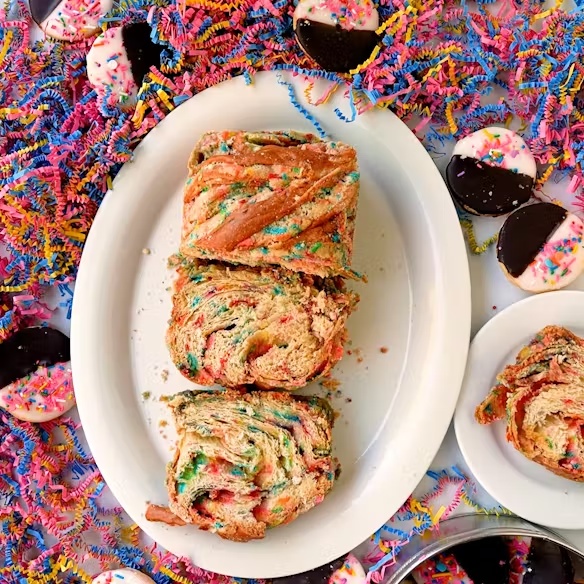 Birthday Cake Babkas + 12 Mini Black & White Cookies FREE