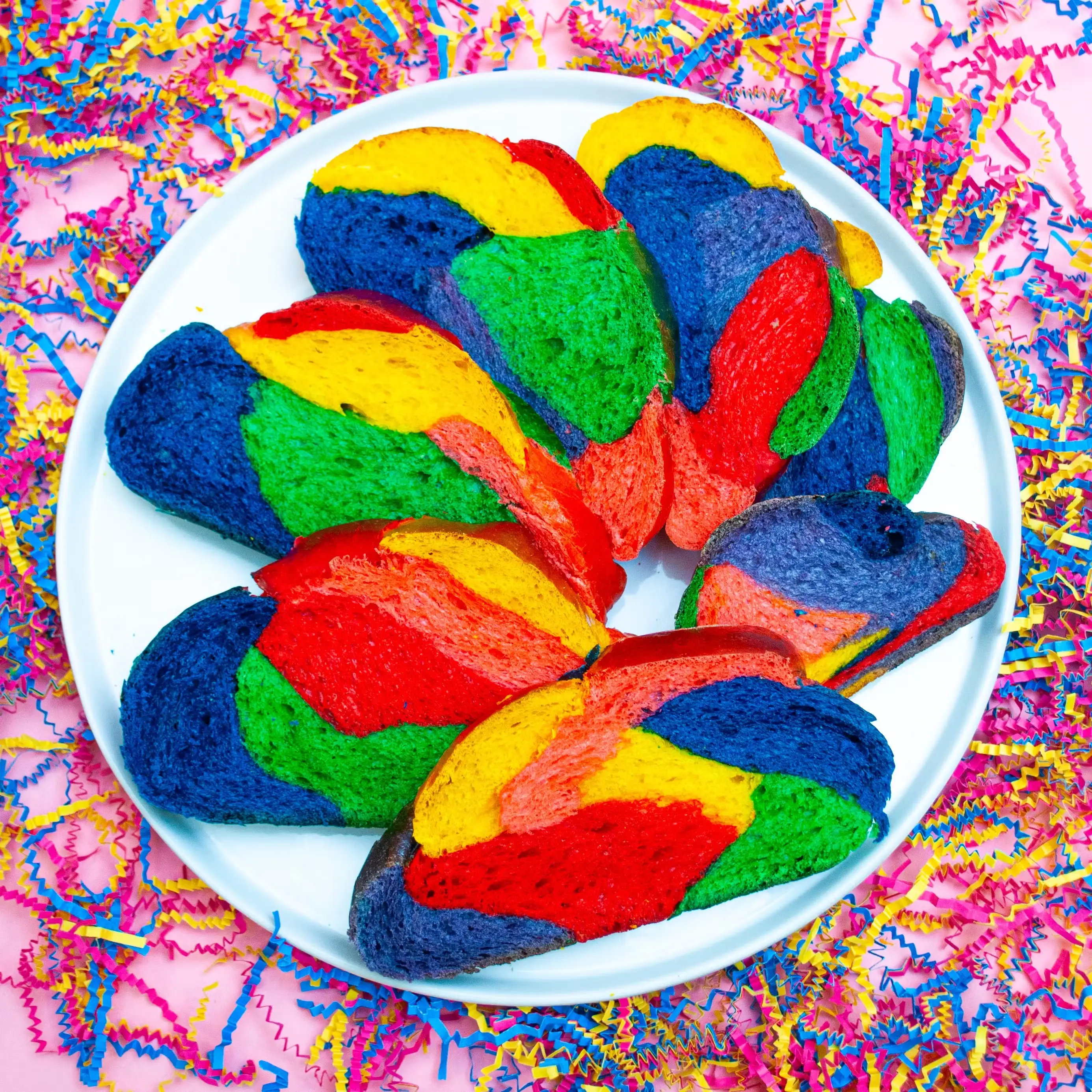 Rainbow Challah - 2 Pack