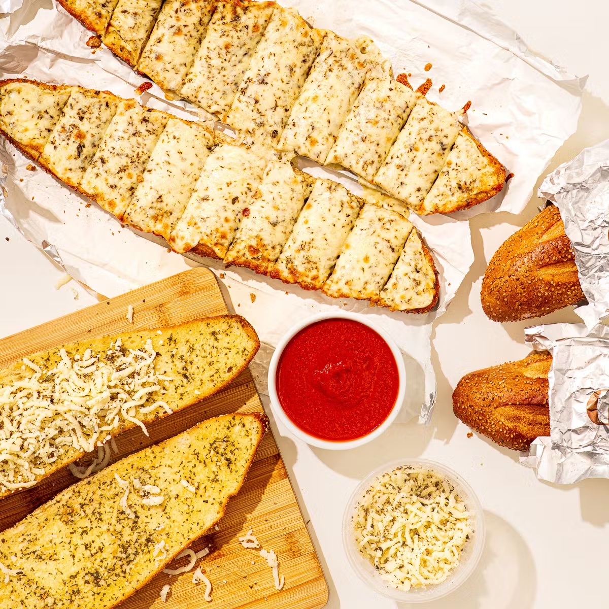 GIANT Loaded Cheesy Garlic Bread Kit - 4 Pack