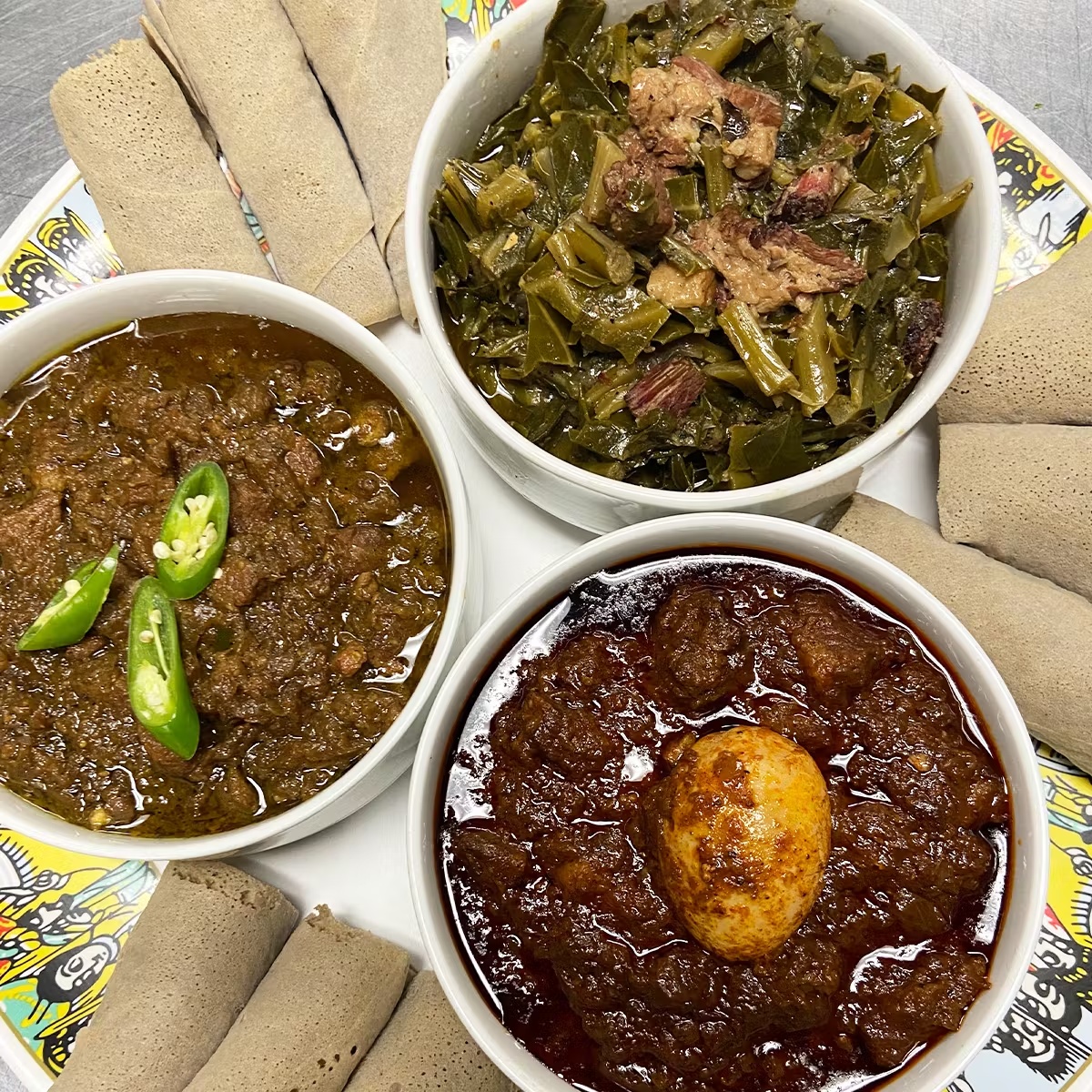 Ethiopian BBQ Sampler for 4-6