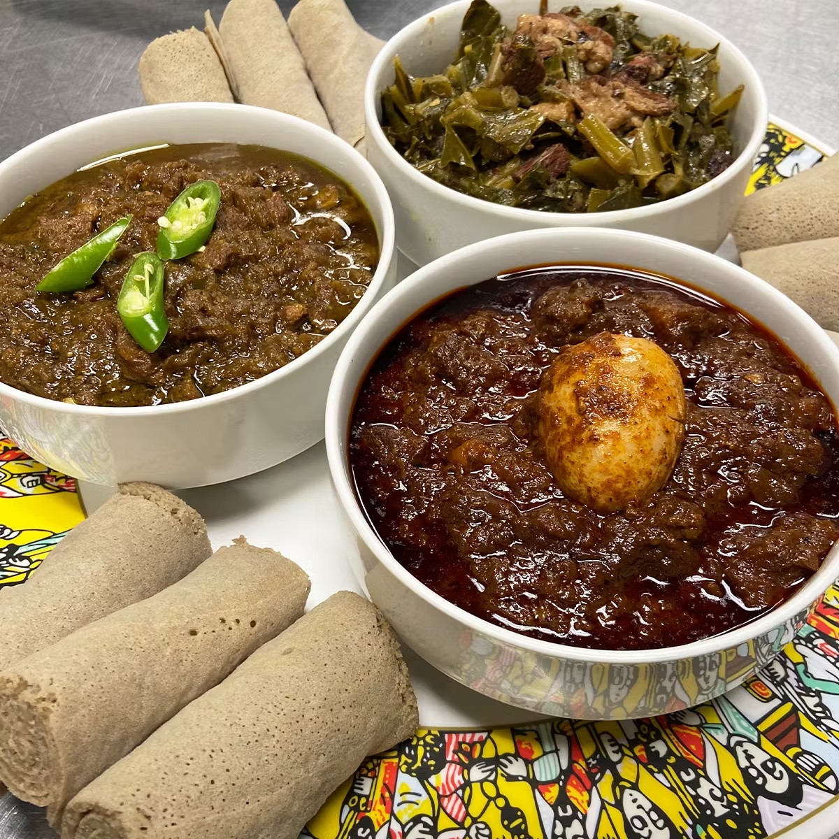Ethiopian BBQ Sampler for 4-6