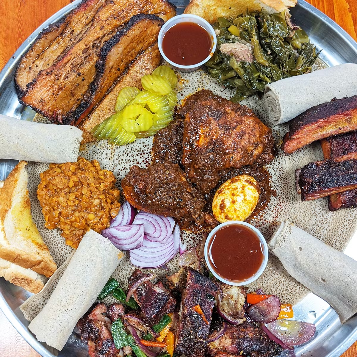 Tex-Ethiopian BBQ Stew Sampler for 6-8
