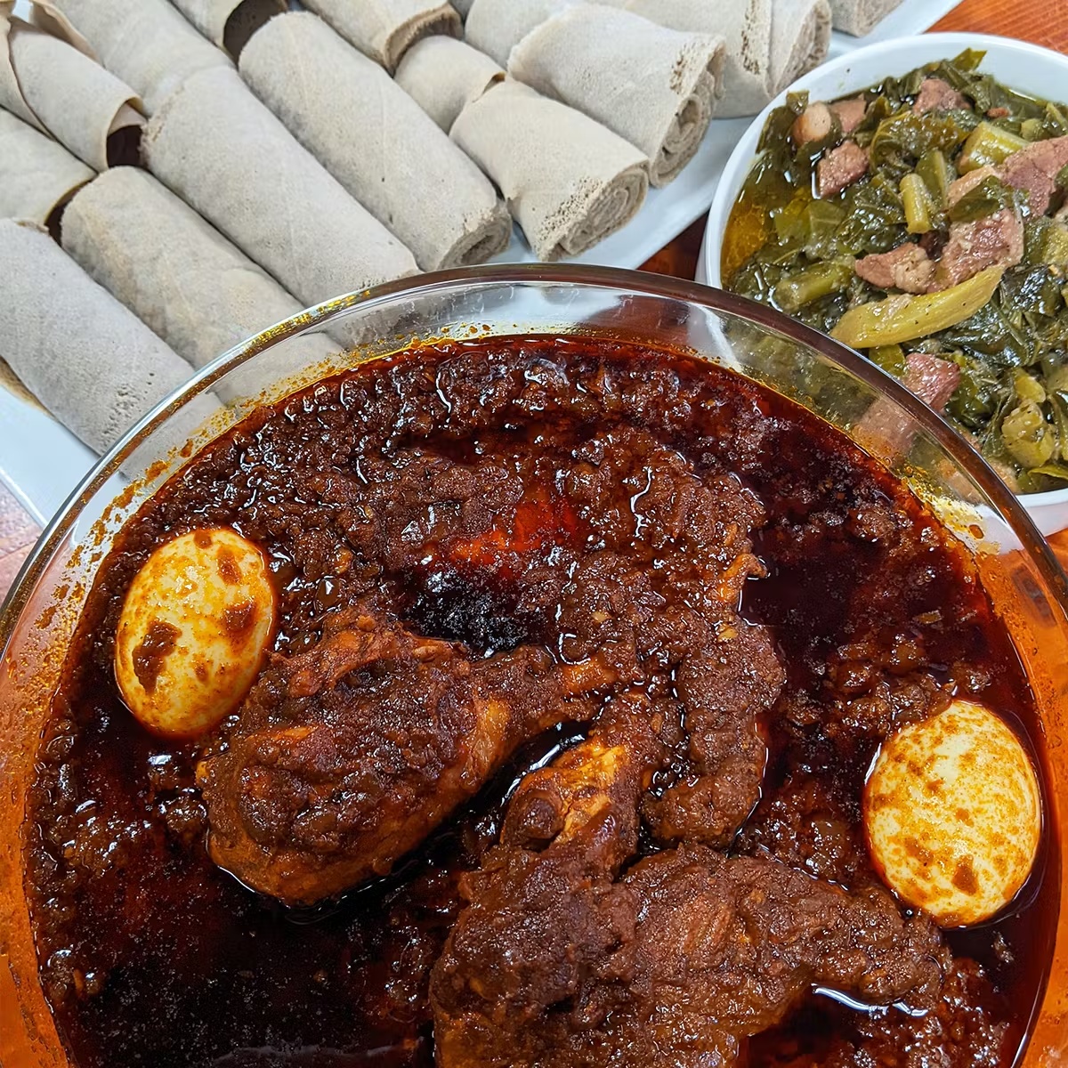 Tex-Ethiopian BBQ Stew Sampler for 6-8