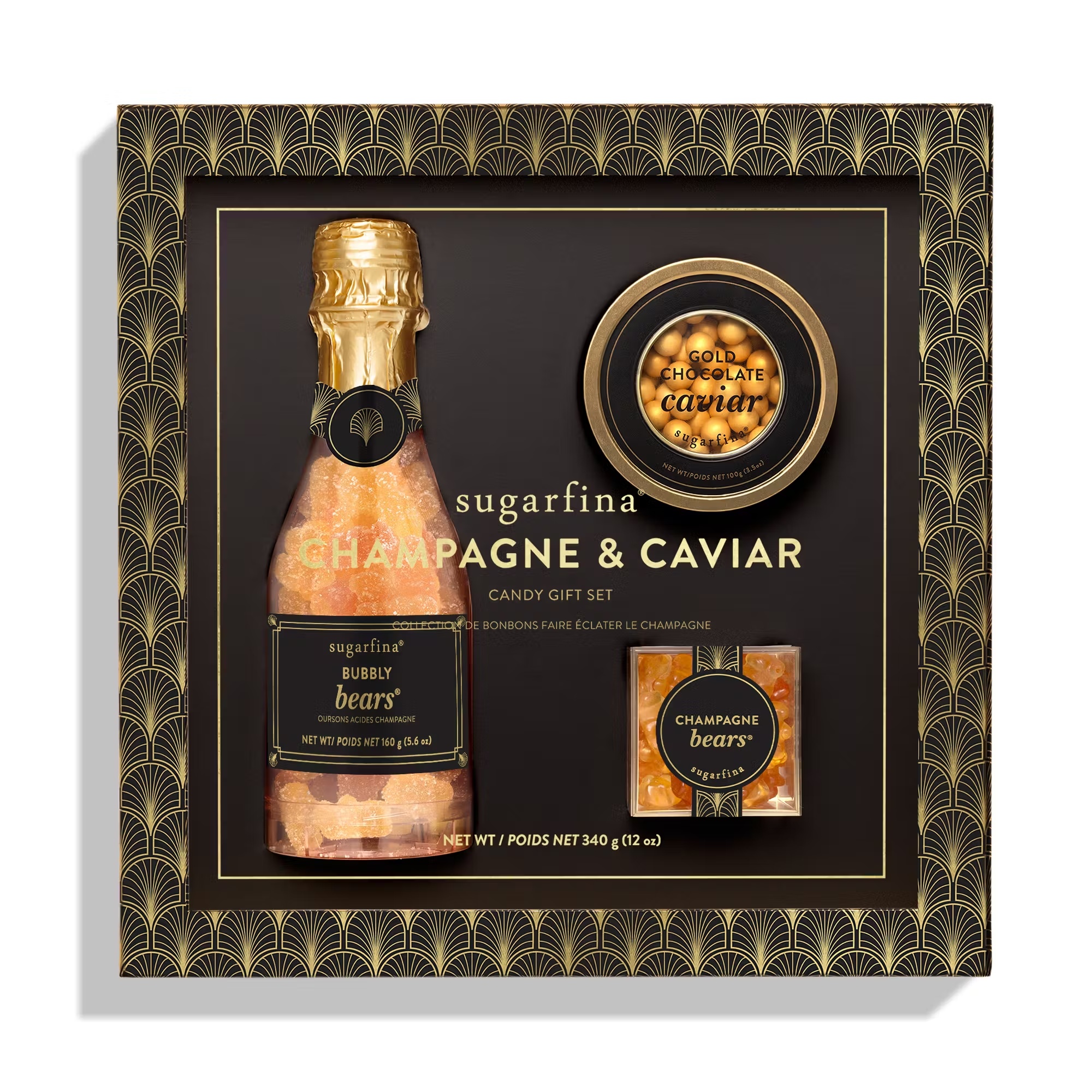 "Champagne & Caviar" Candy Gift Box - 3 Pack