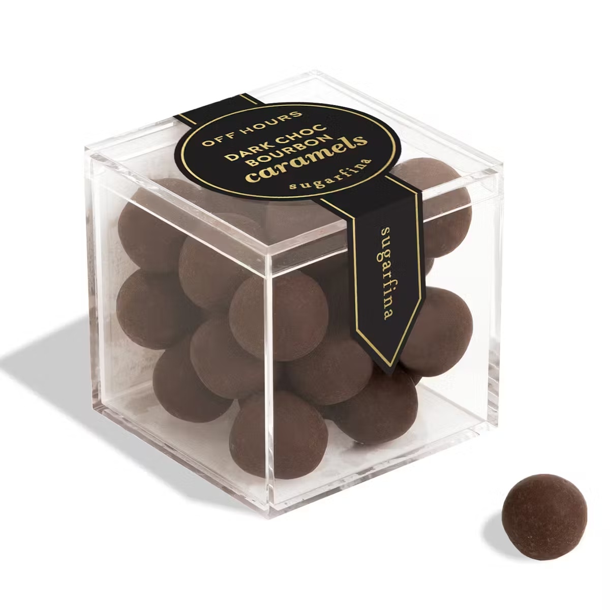 Dark Chocolate Bourbon Caramels - 4 Pack