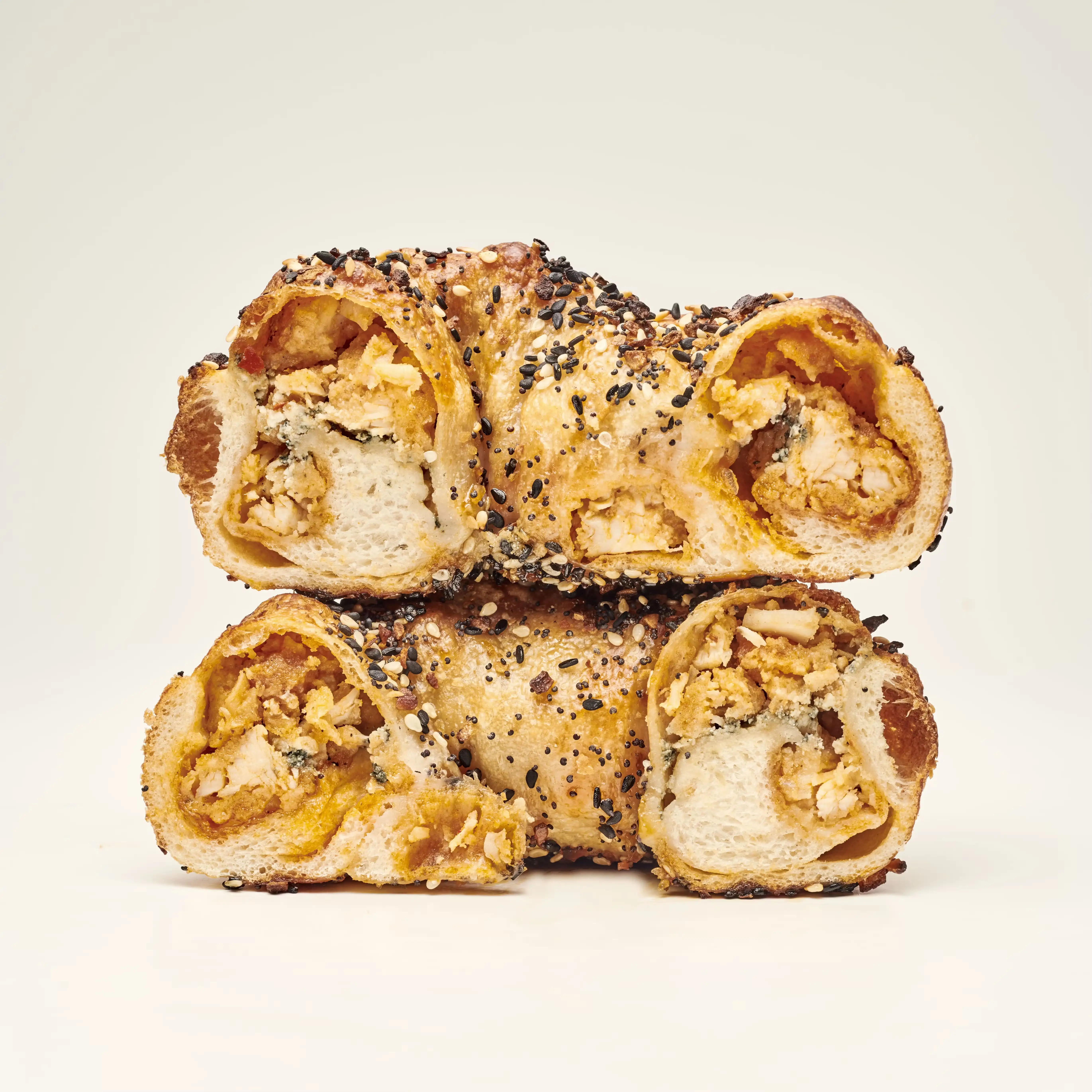 Buffalo Chicken Stuffed Bagels - 6 Pack