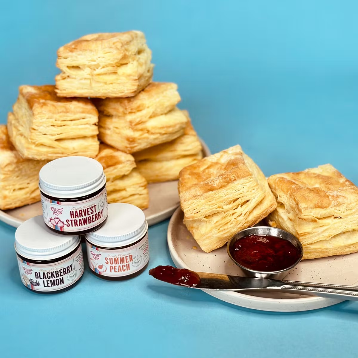 Buttermilk Biscuits + Jam Gift Set - 8 Pack