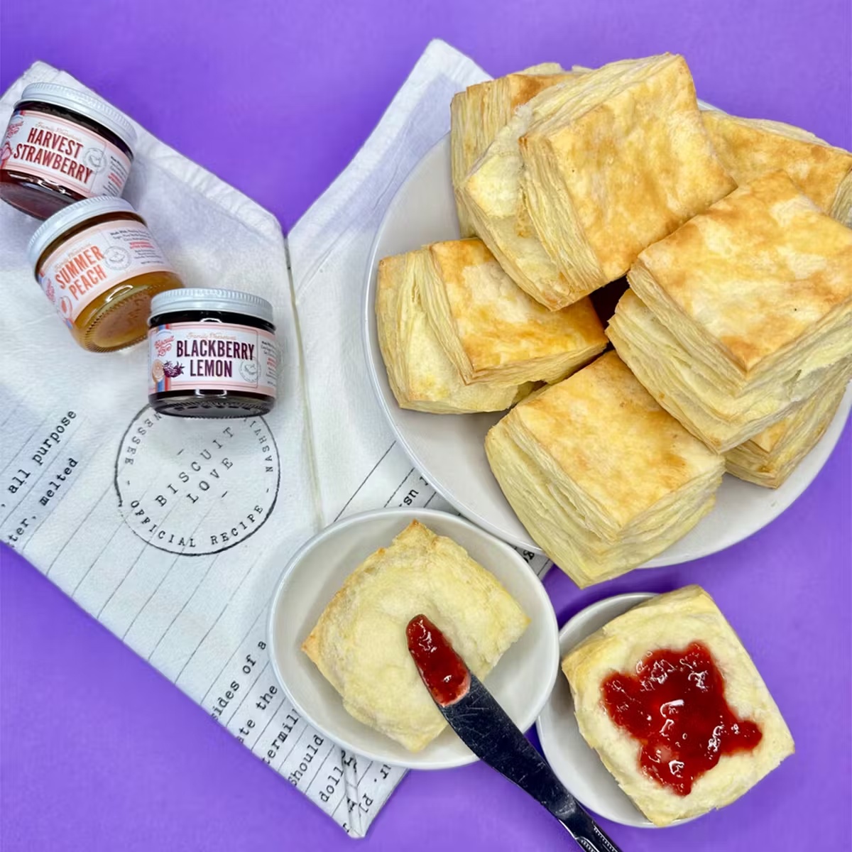 Mother's Day Biscuits + Jam Gift Box for 8