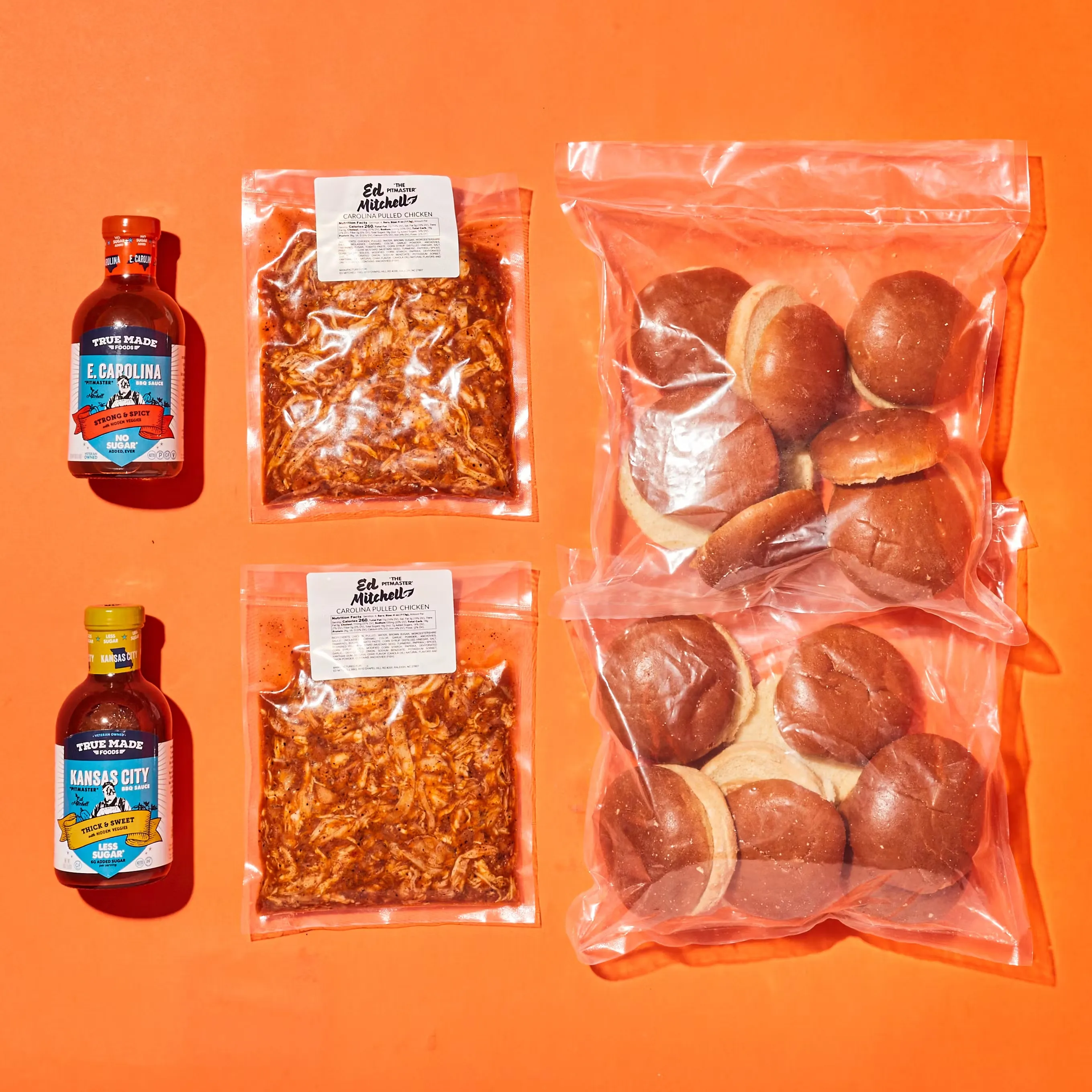 BBQ Chicken Sandwich Kit - 16 Pack