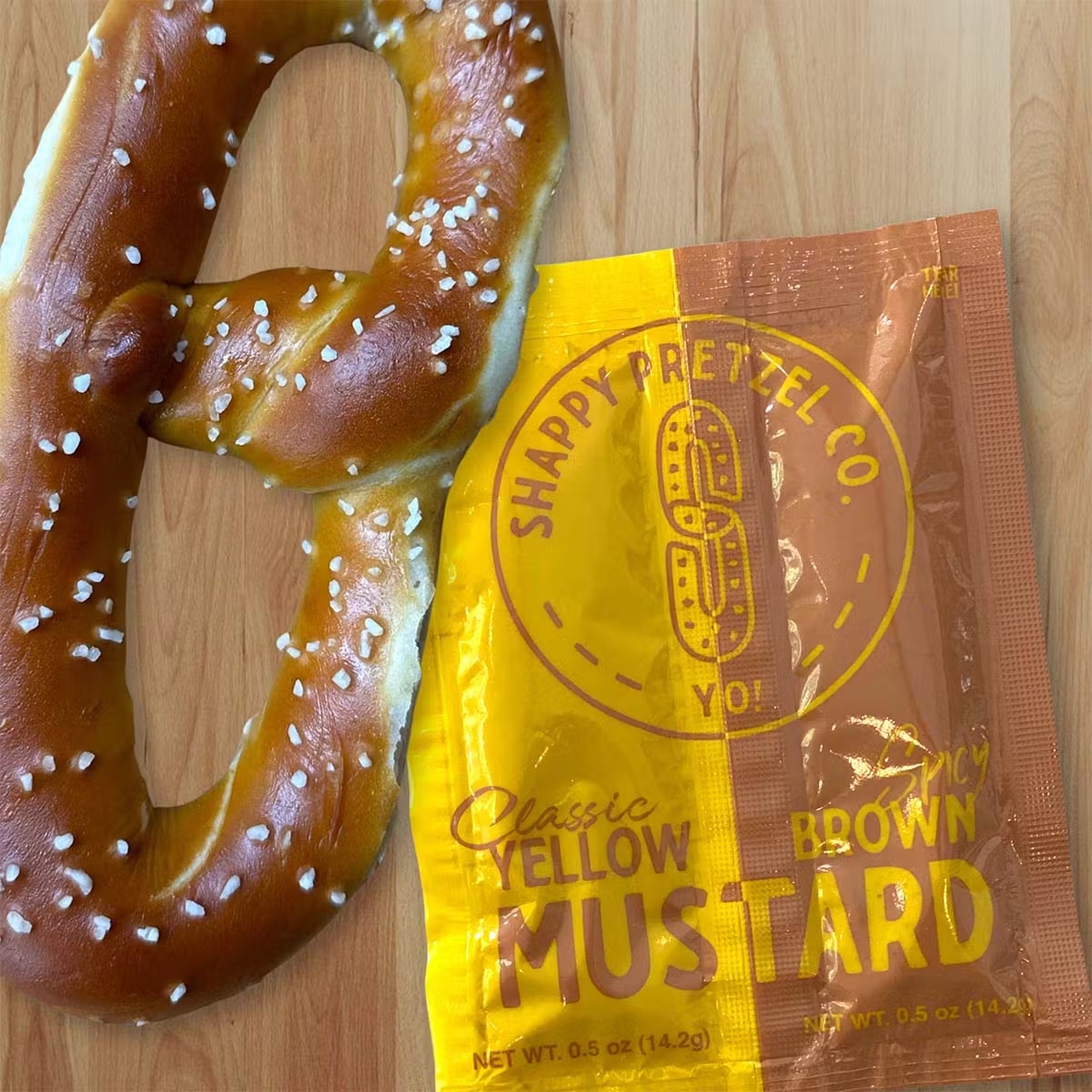 "The Everything" Philly-Style Soft Pretzels + Mustard - 24 Pack