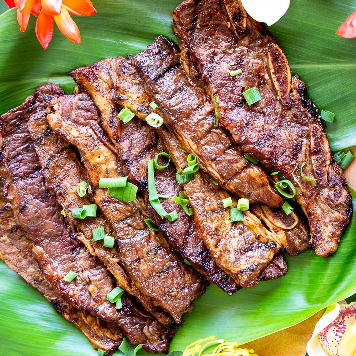 Hawaiian "Pulehu" Beef Short Ribs