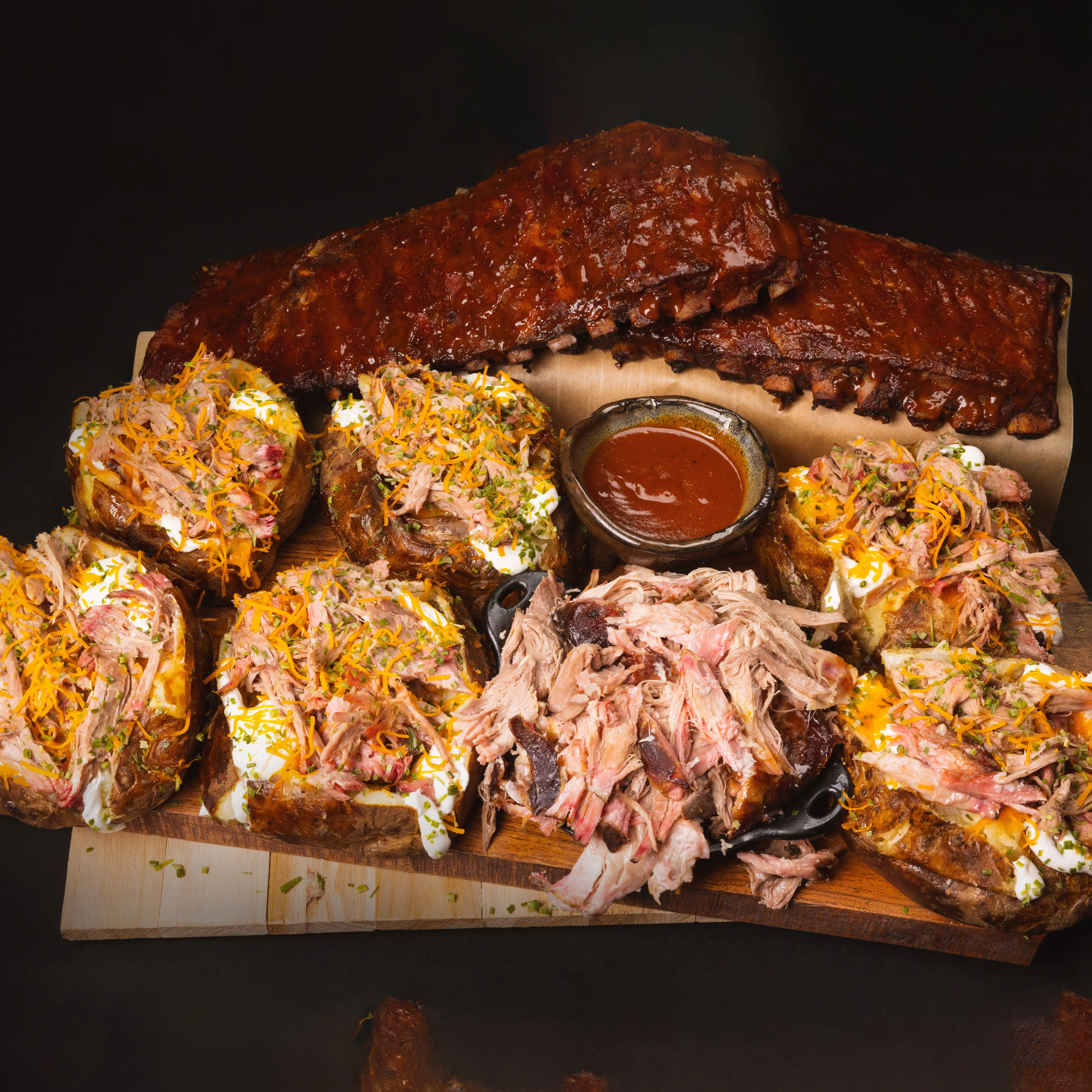 "Best of Bama" BBQ Sampler for 8-10