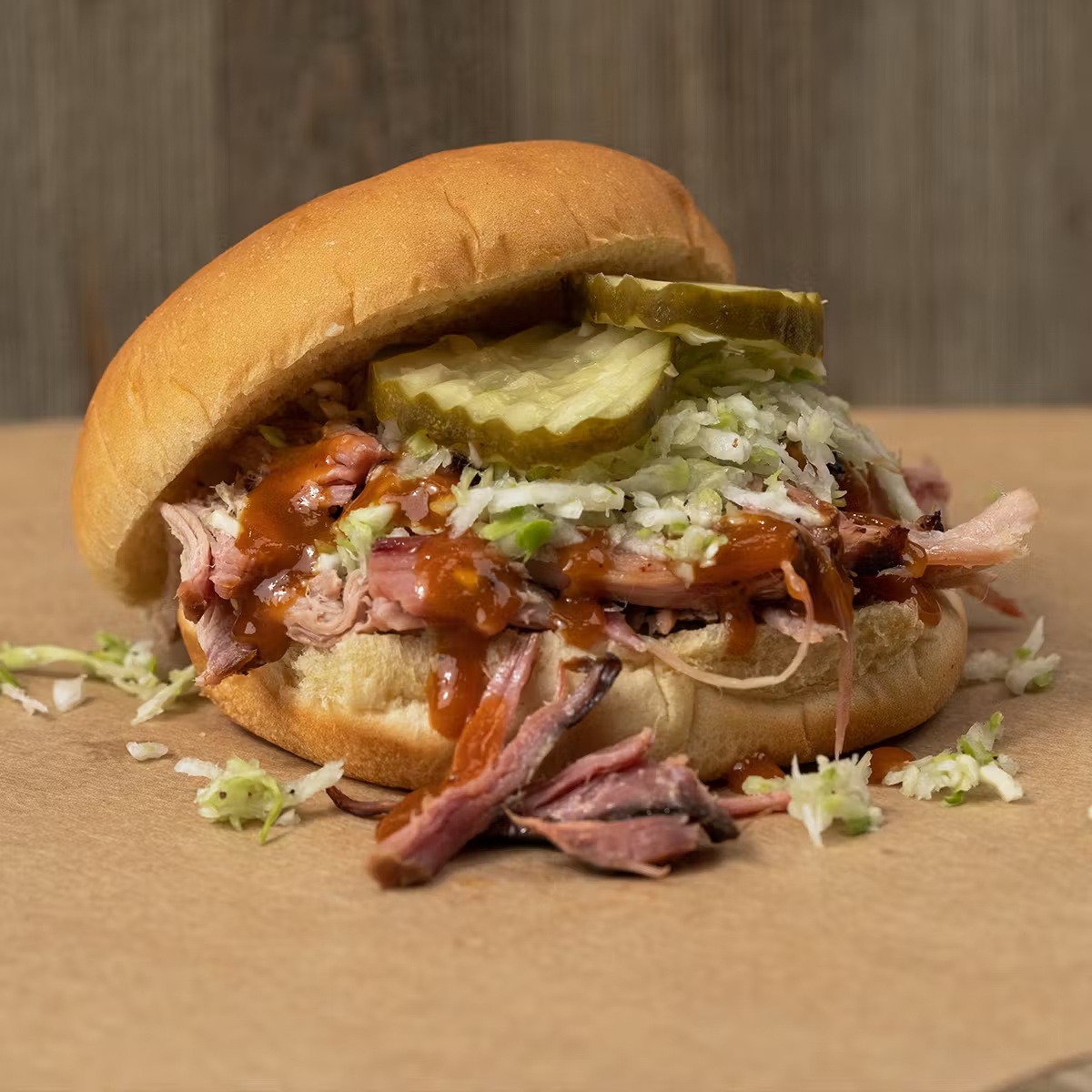 Hickory-Smoked Pulled Pork Sandwich Kit - 8 Pack