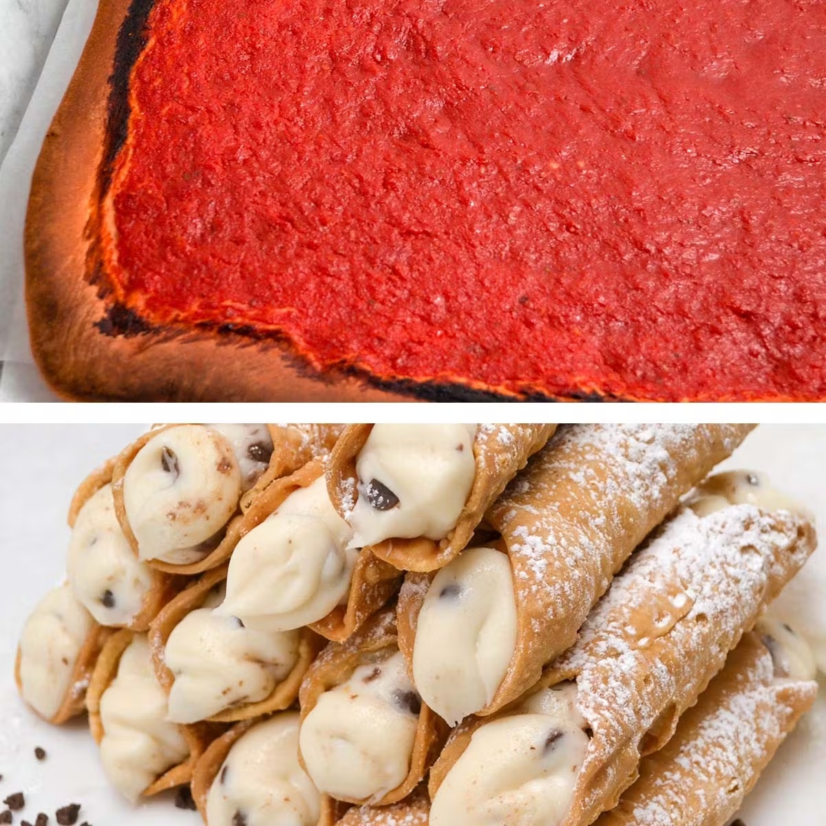 Tomato Pie + 12 FREE Cannolis