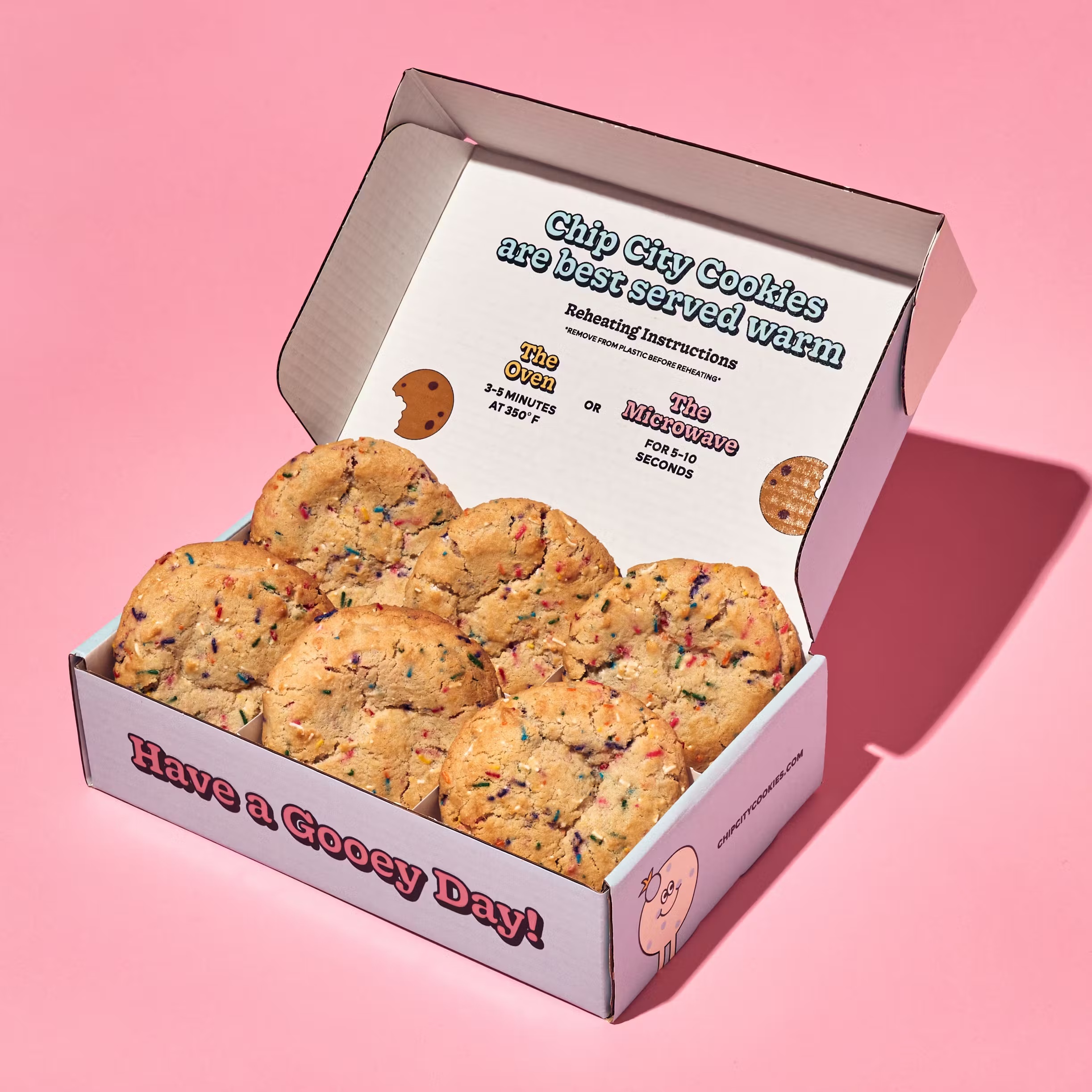 Confetti JUMBO Cookies - 6 Pack