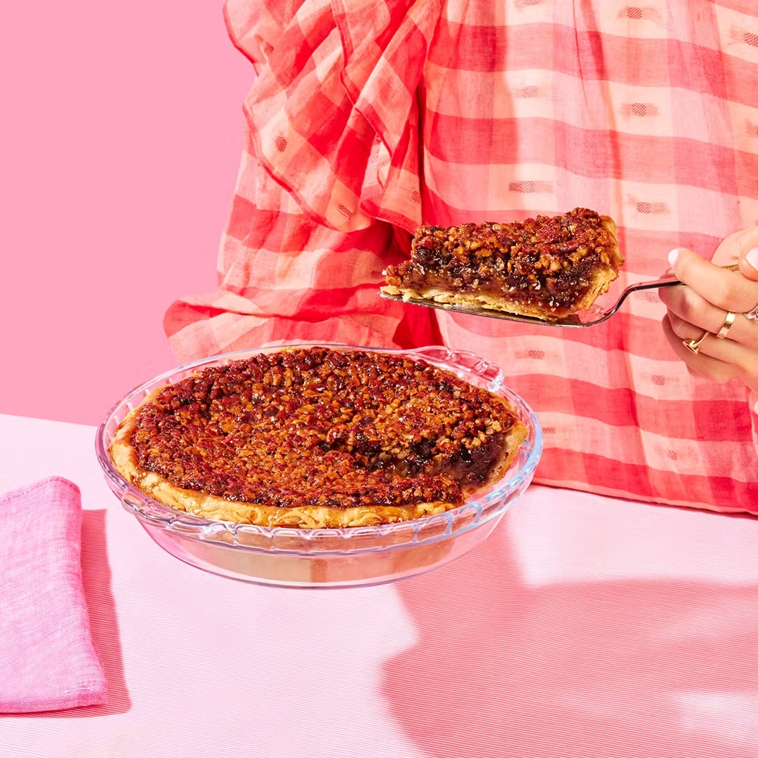Chocolate Pecan Bourbon Pie