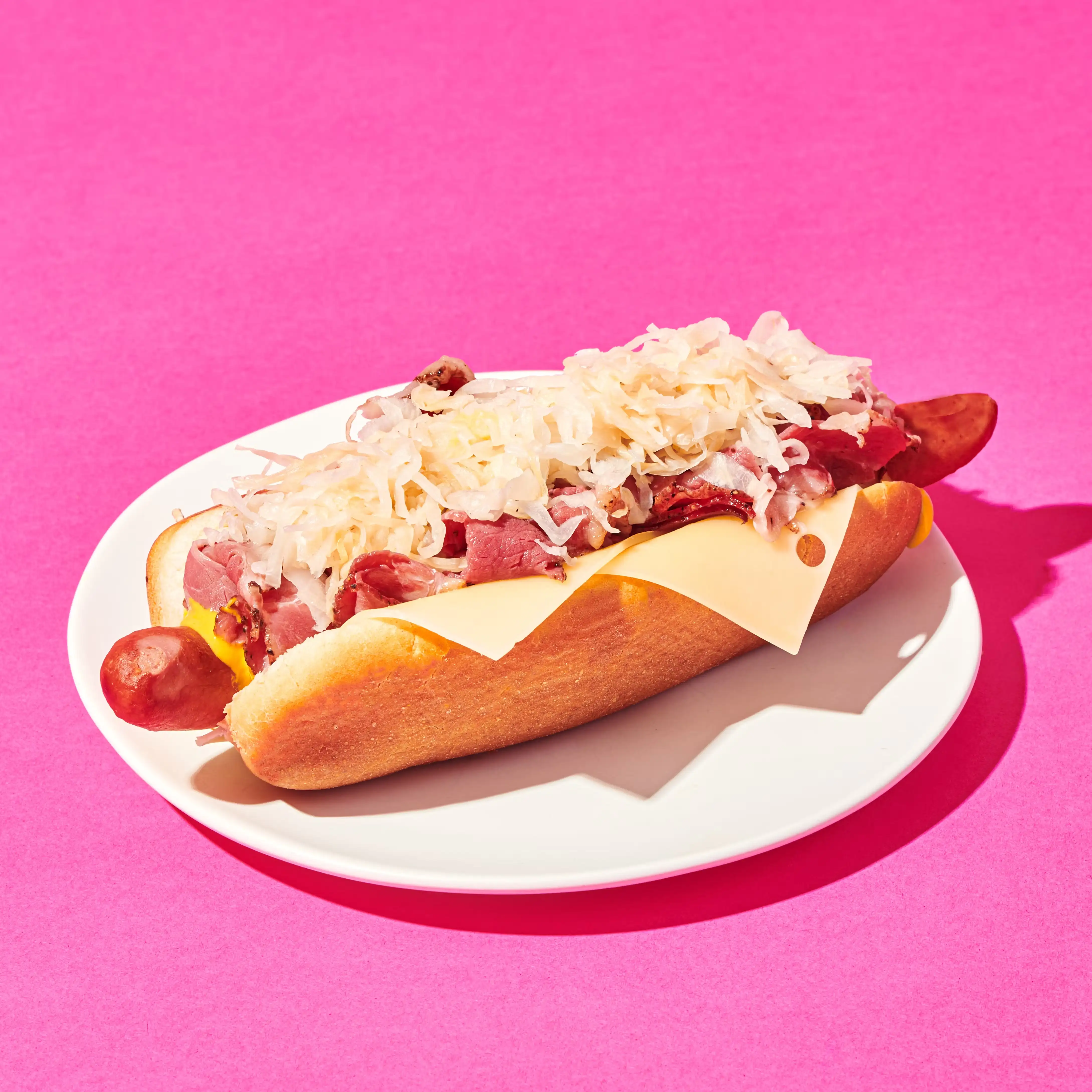 Pastrami Reuben Hot Dog Kit - 12 Pack