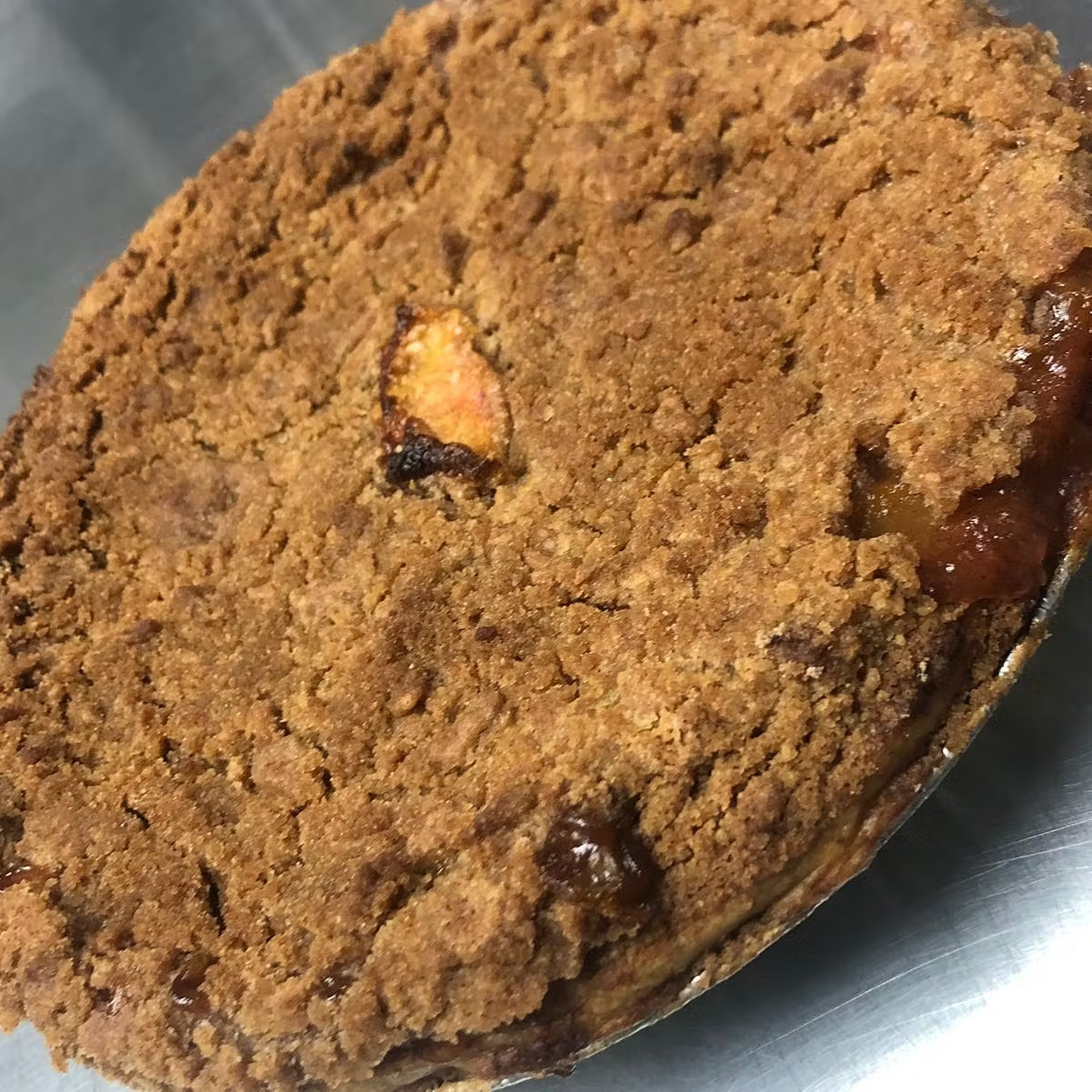 Peach Crumb Pie
