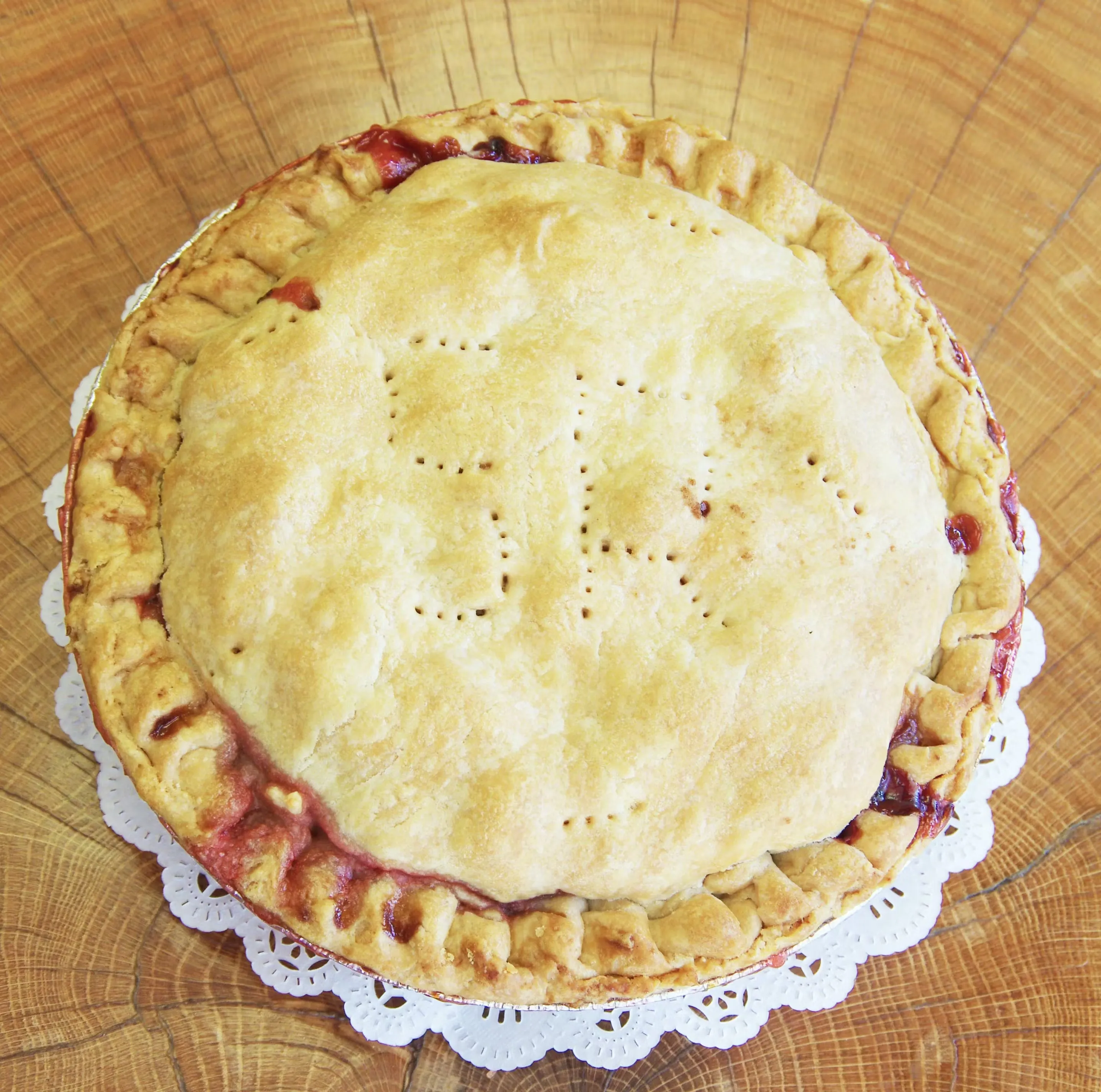 Vegan Strawberry Rhubarb Pie