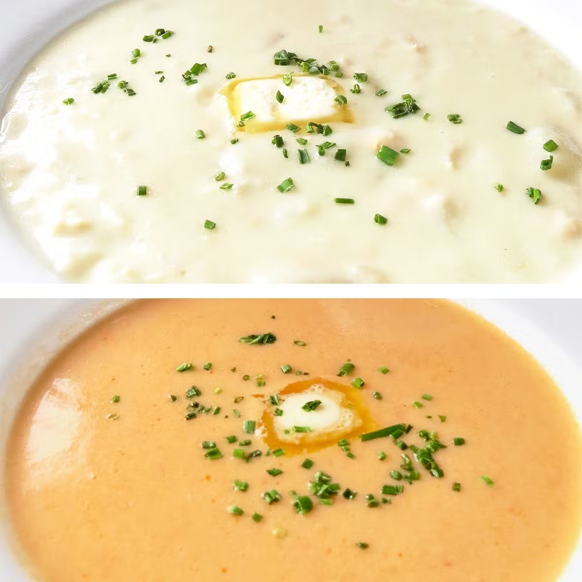Clam Chowder + Lobster Bisque Combo - 4 Qts