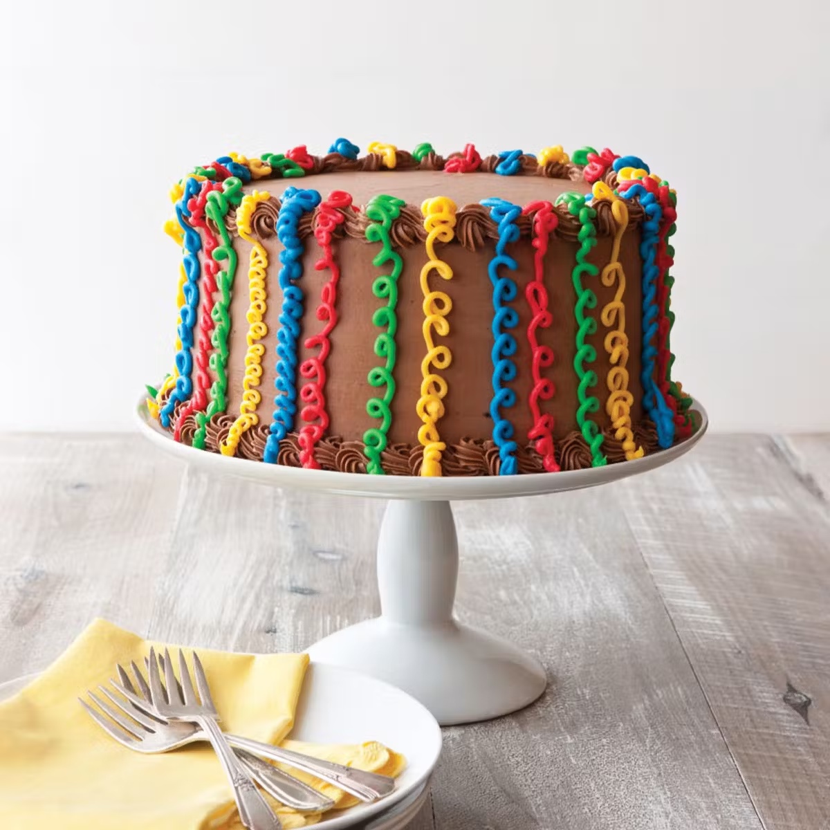 Streamers Cake
