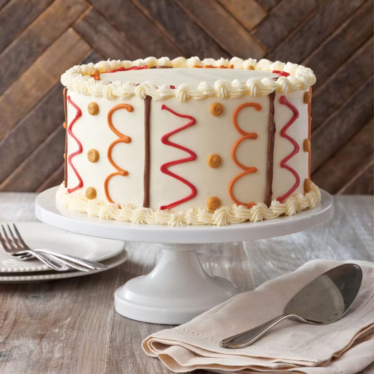 Fall Confetti Cake