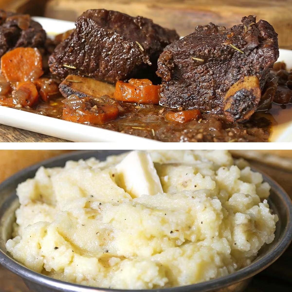 Short Ribs + Mashed Potatoes Dinner Kit for 4