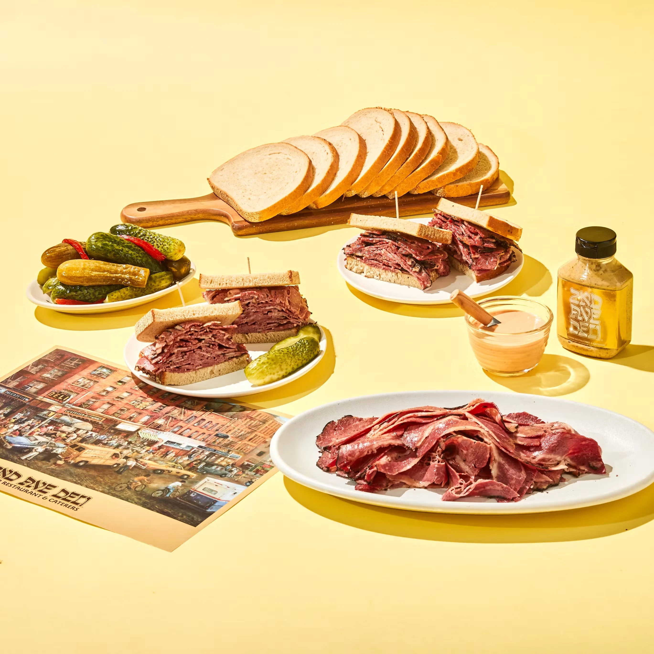 Kosher Corned Beef Sandwich Kit for 3-4