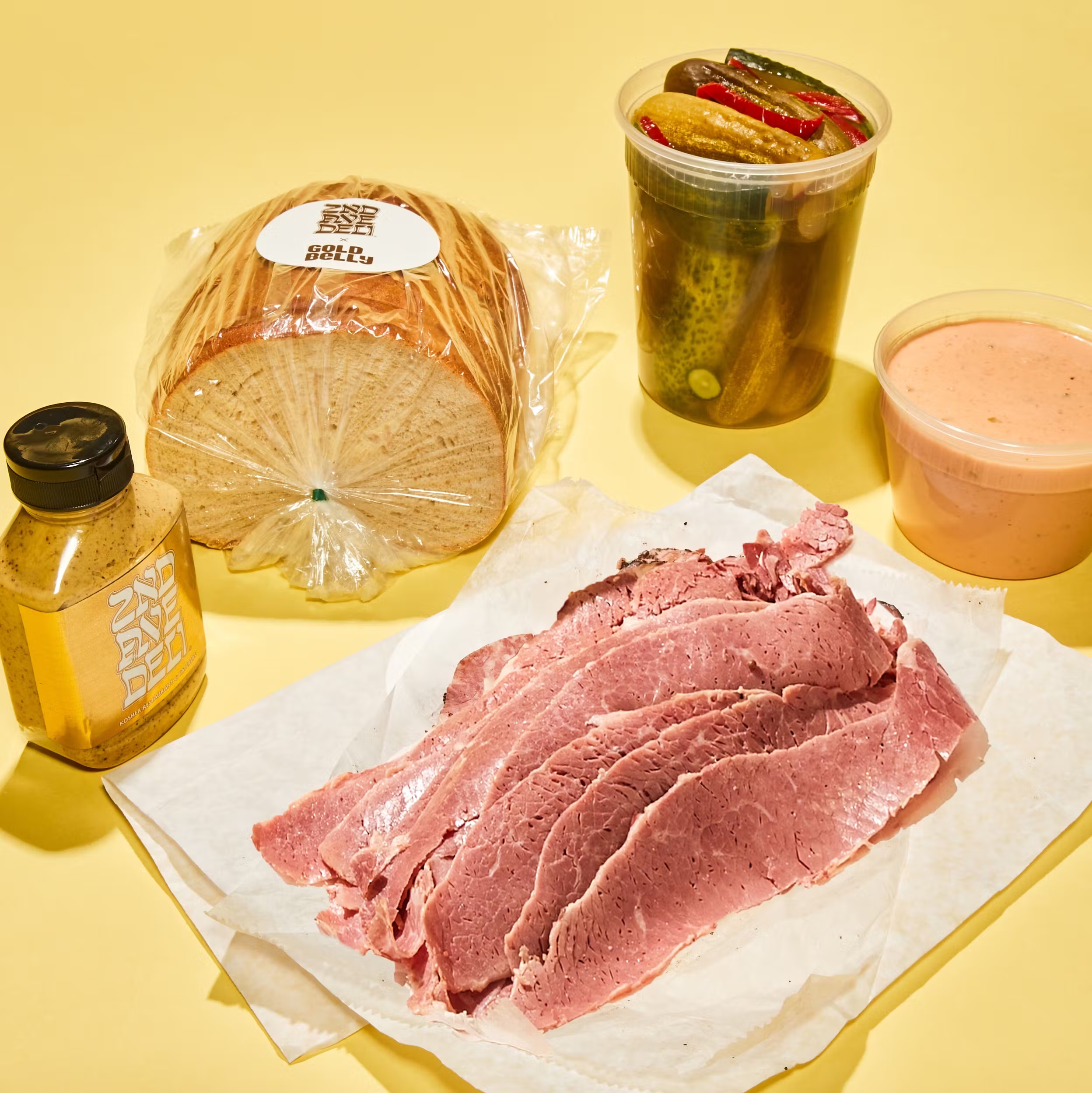 Kosher Corned Beef Sandwich Kit for 3-4
