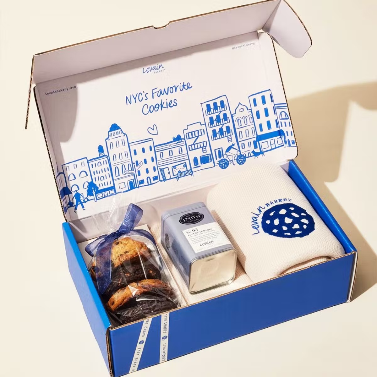 "Comfort" Cookies + Tea + Blanket Gift Set