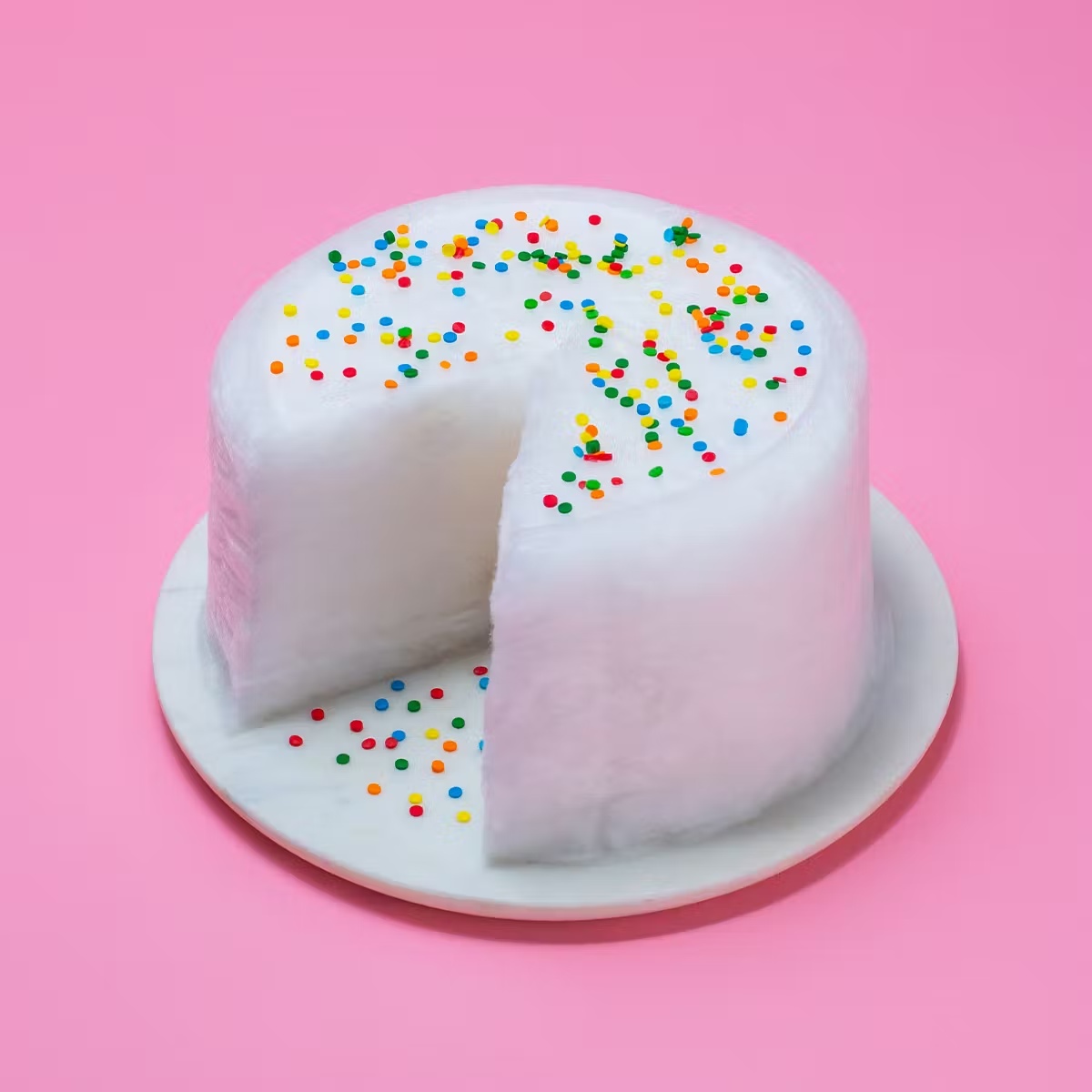 Birthday Cotton Candy Floof Cake