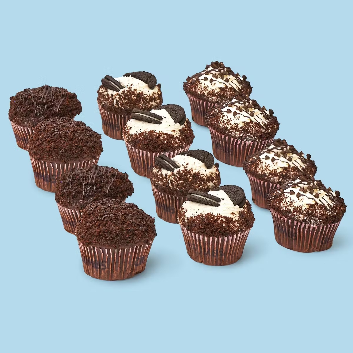 "Chocolate Lovers" Cupcakes - 12 Pack