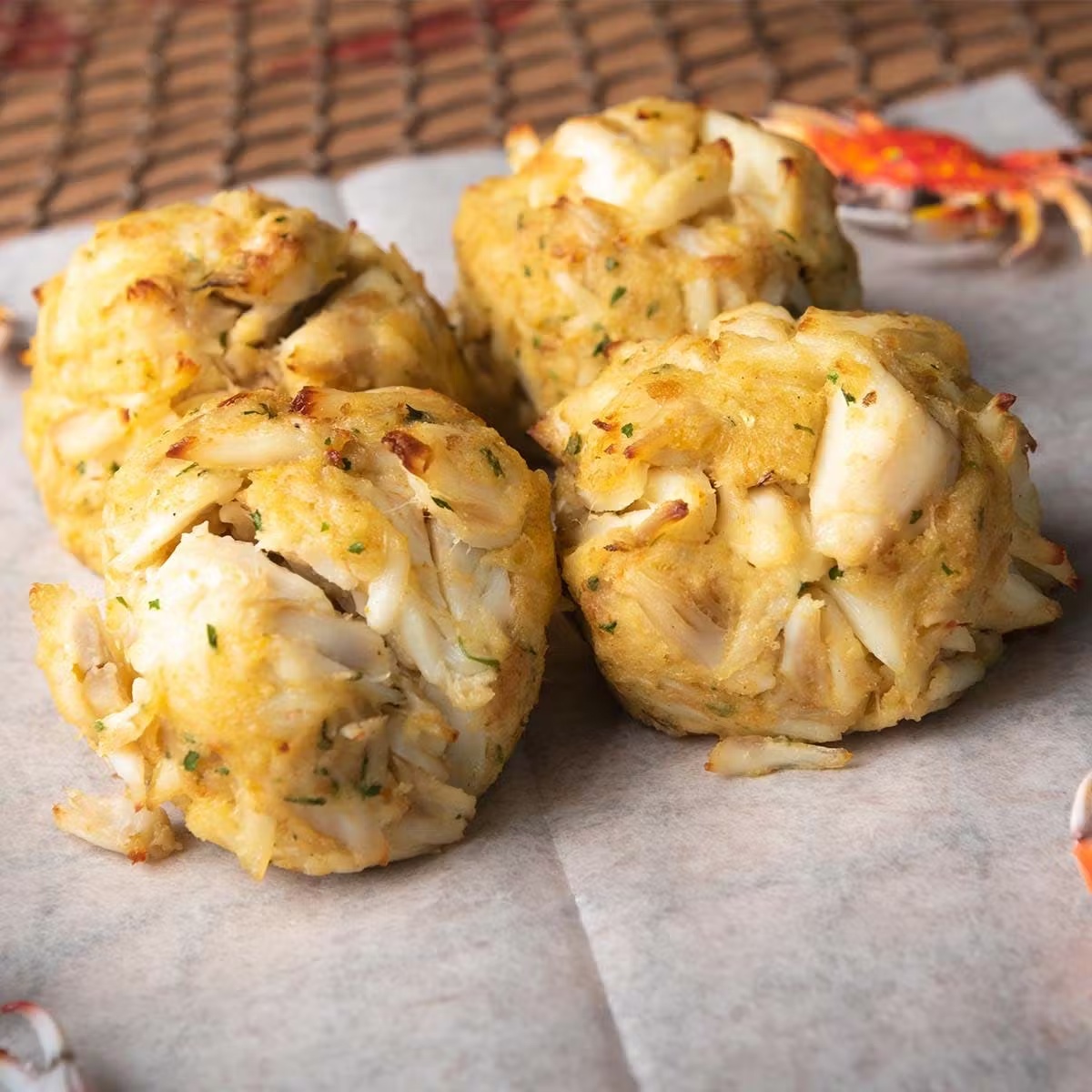 All-Natural Jumbo Lump Crab Cakes - 4 Oz. Size