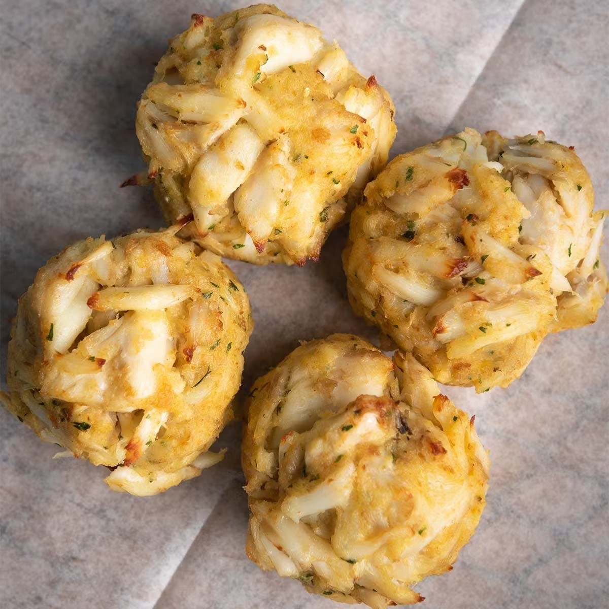 All-Natural Jumbo Lump Crab Cakes - 4 Oz. Size