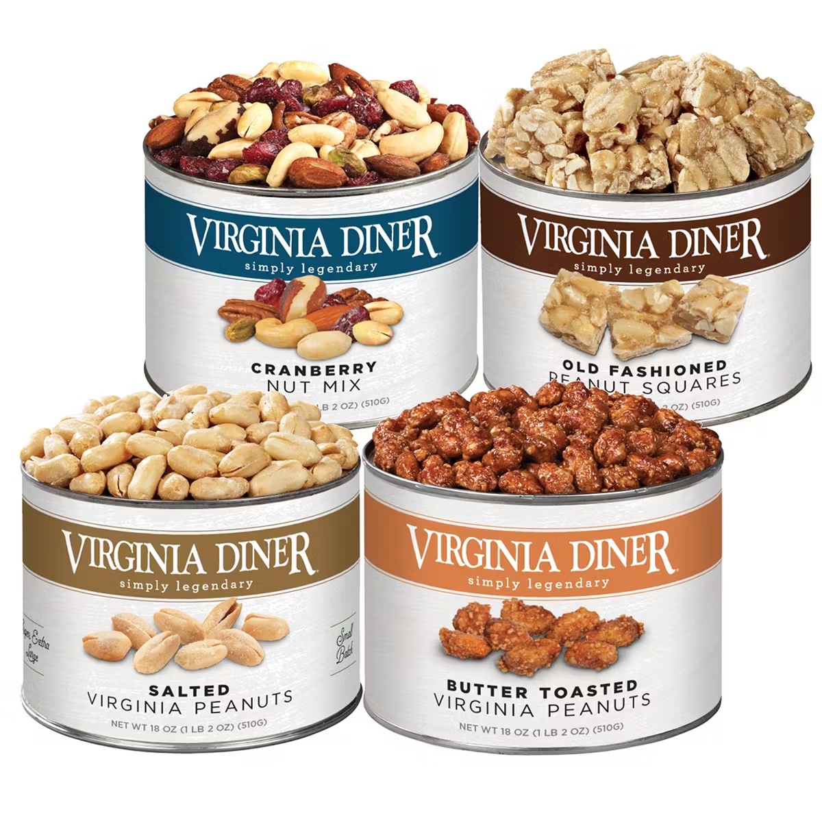 Classic Virginia Nut Sampler - 4 Pack