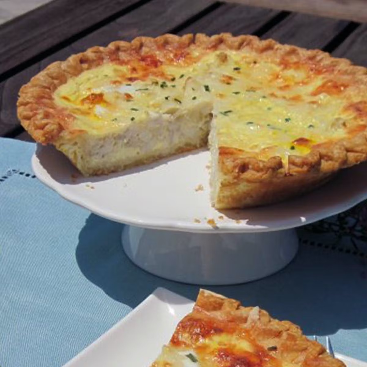Lump Crab Quiche