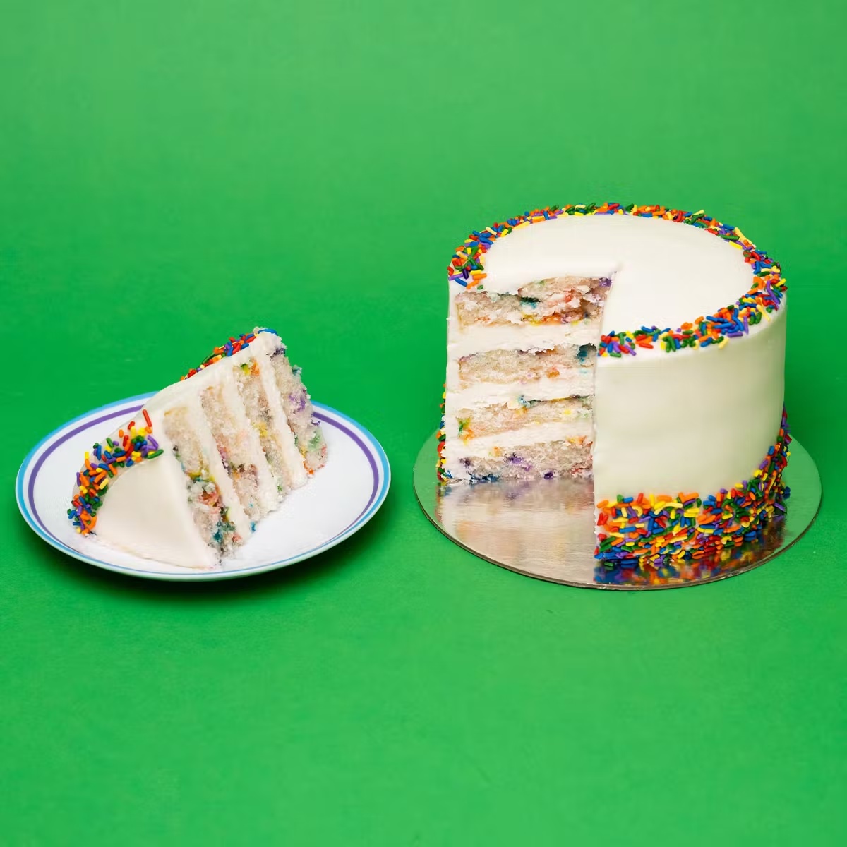 Vegan & Gluten-Free Sprinkle Cake