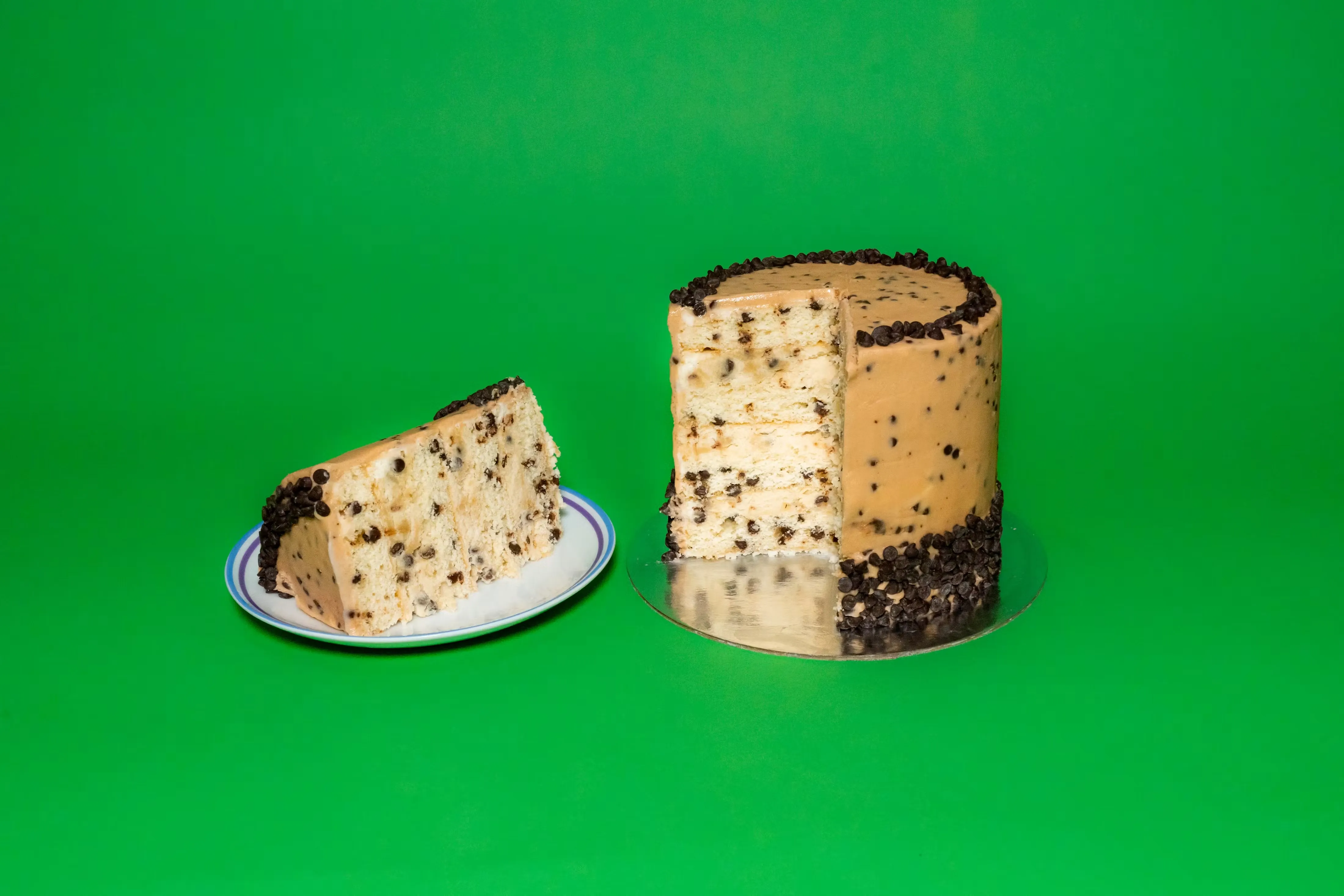 Chocolate Chip Cookie Dough Cake
