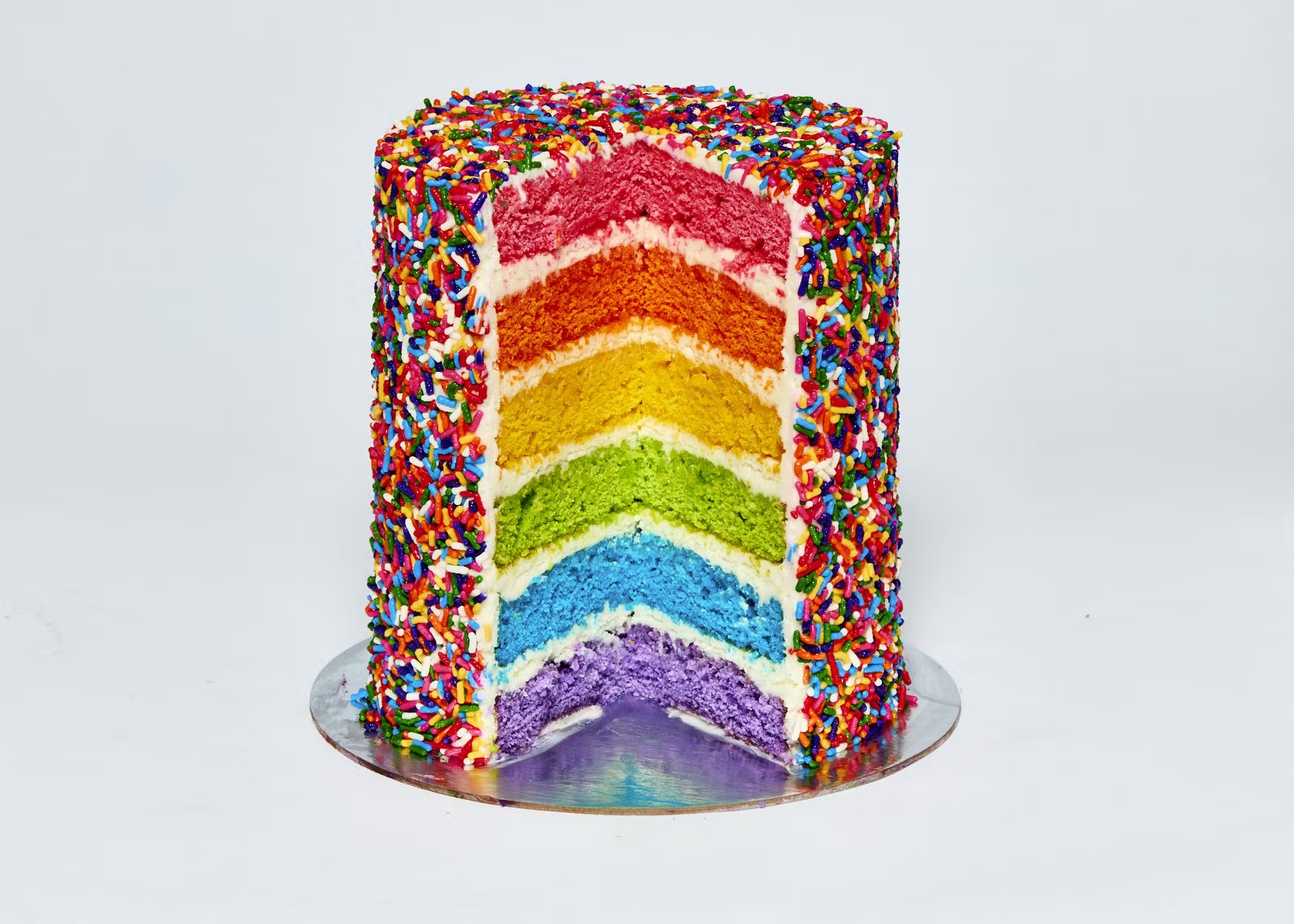 Vanilla Rainbow Cake