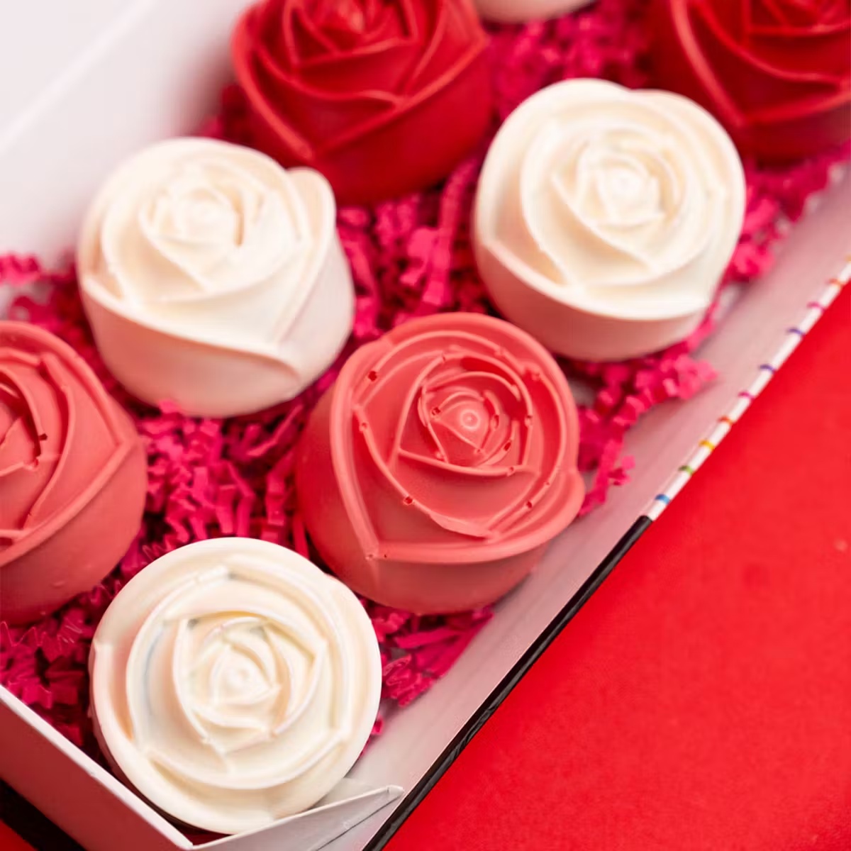 Rose Cake Balls - 10 Pack