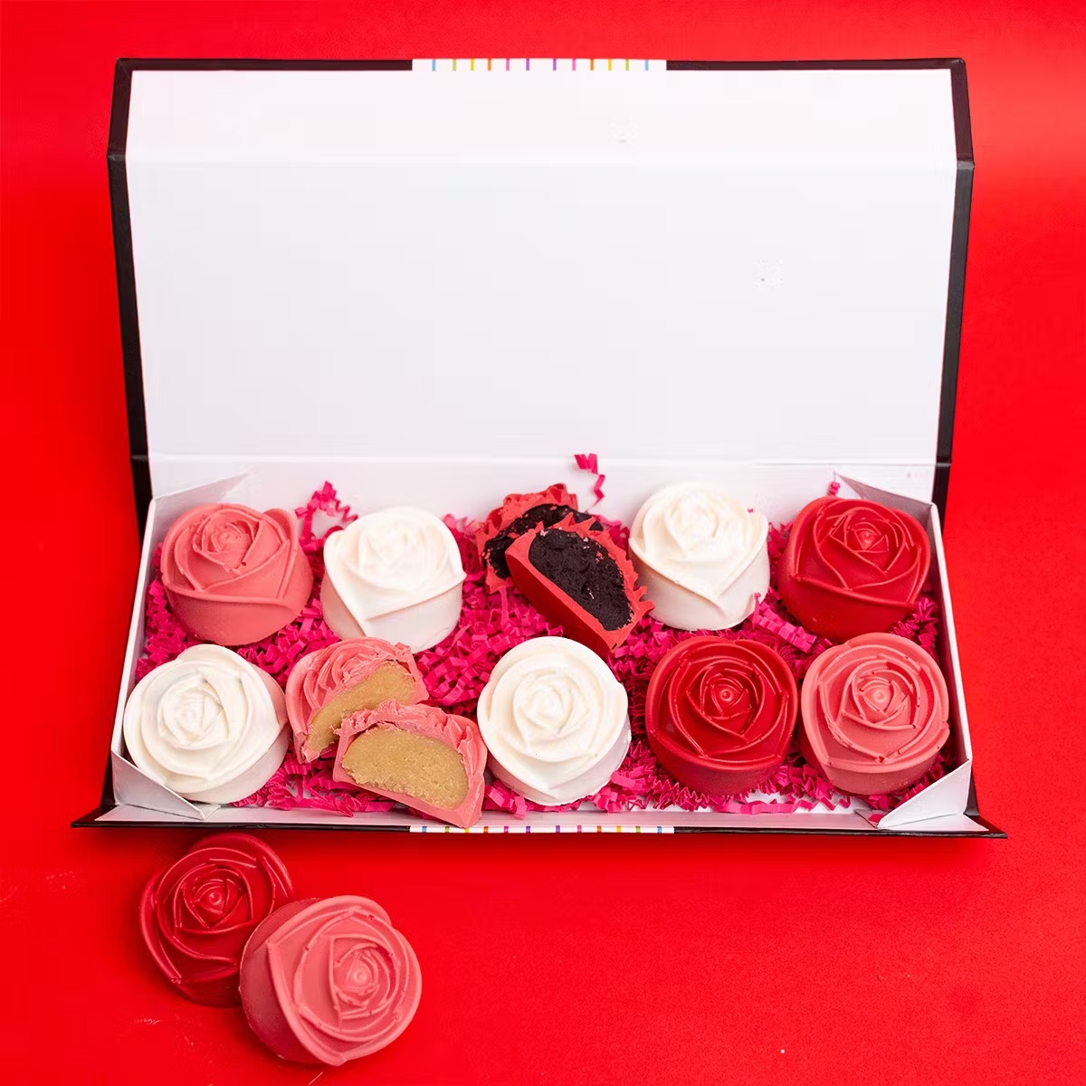 Rose Cake Balls - 10 Pack