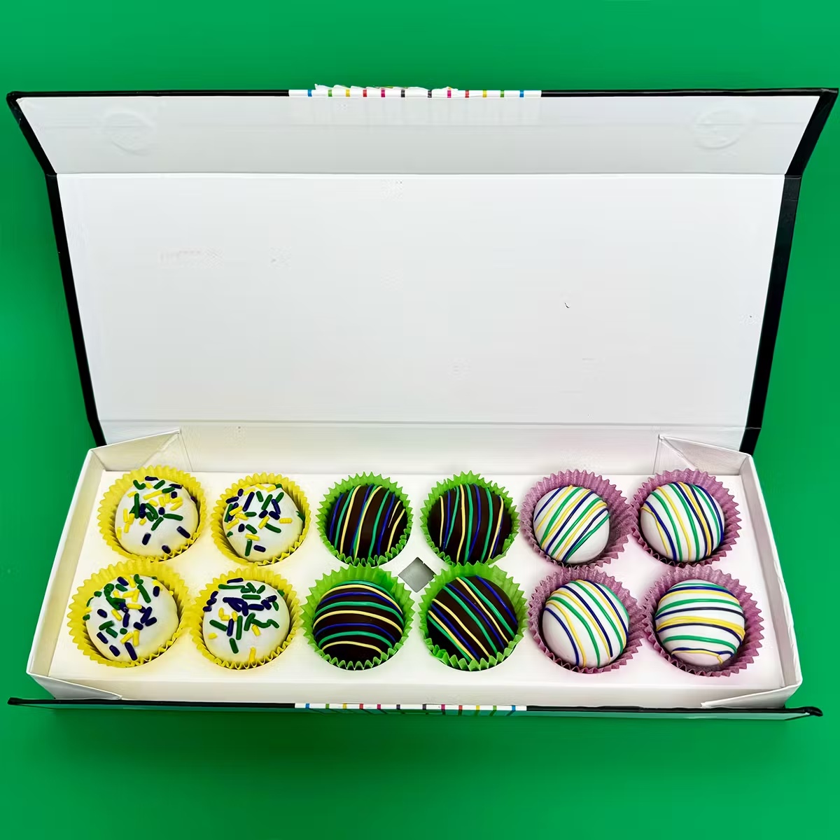 Mardi Gras Cake Balls