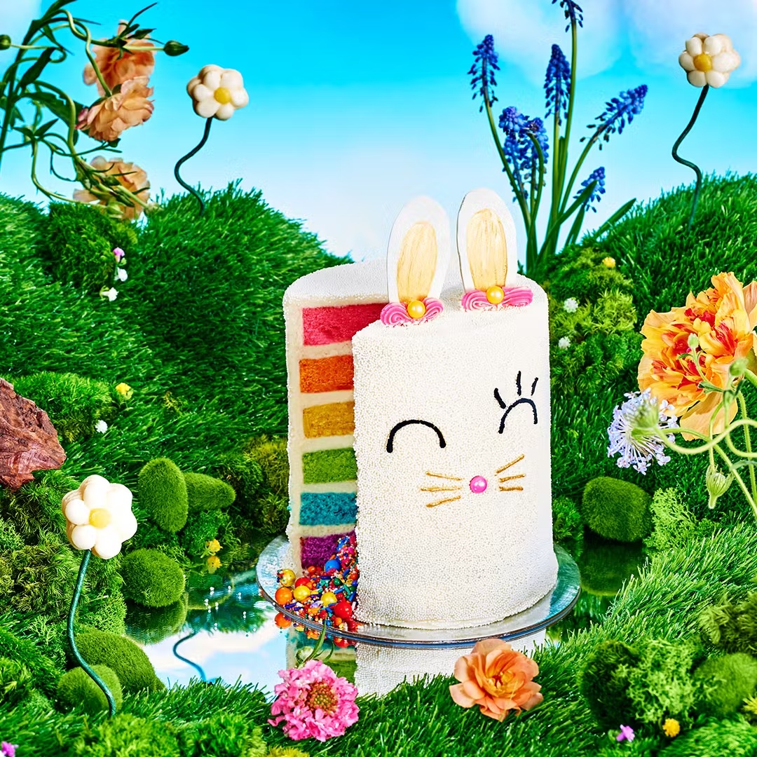 "Hops The Bunny" Rainbow ExplosionÂ® Cake