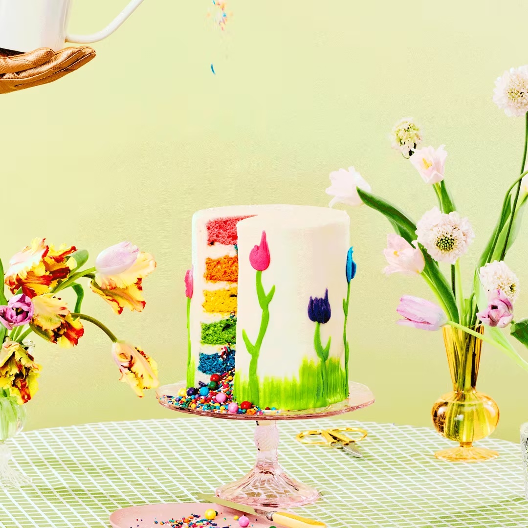 Tulip Rainbow ExplosionÂ® Cake