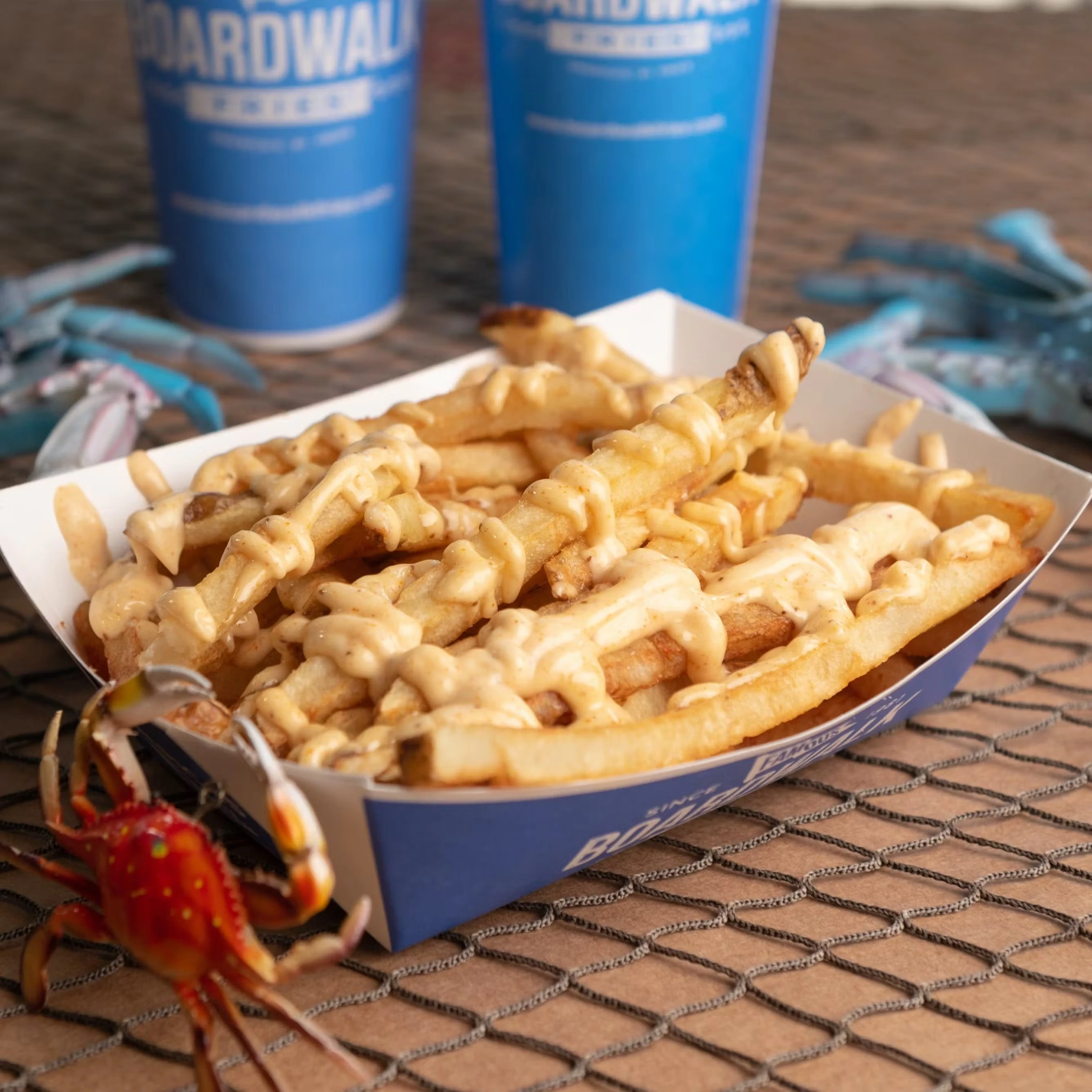 Crab Cakes + Boardwalk Fries